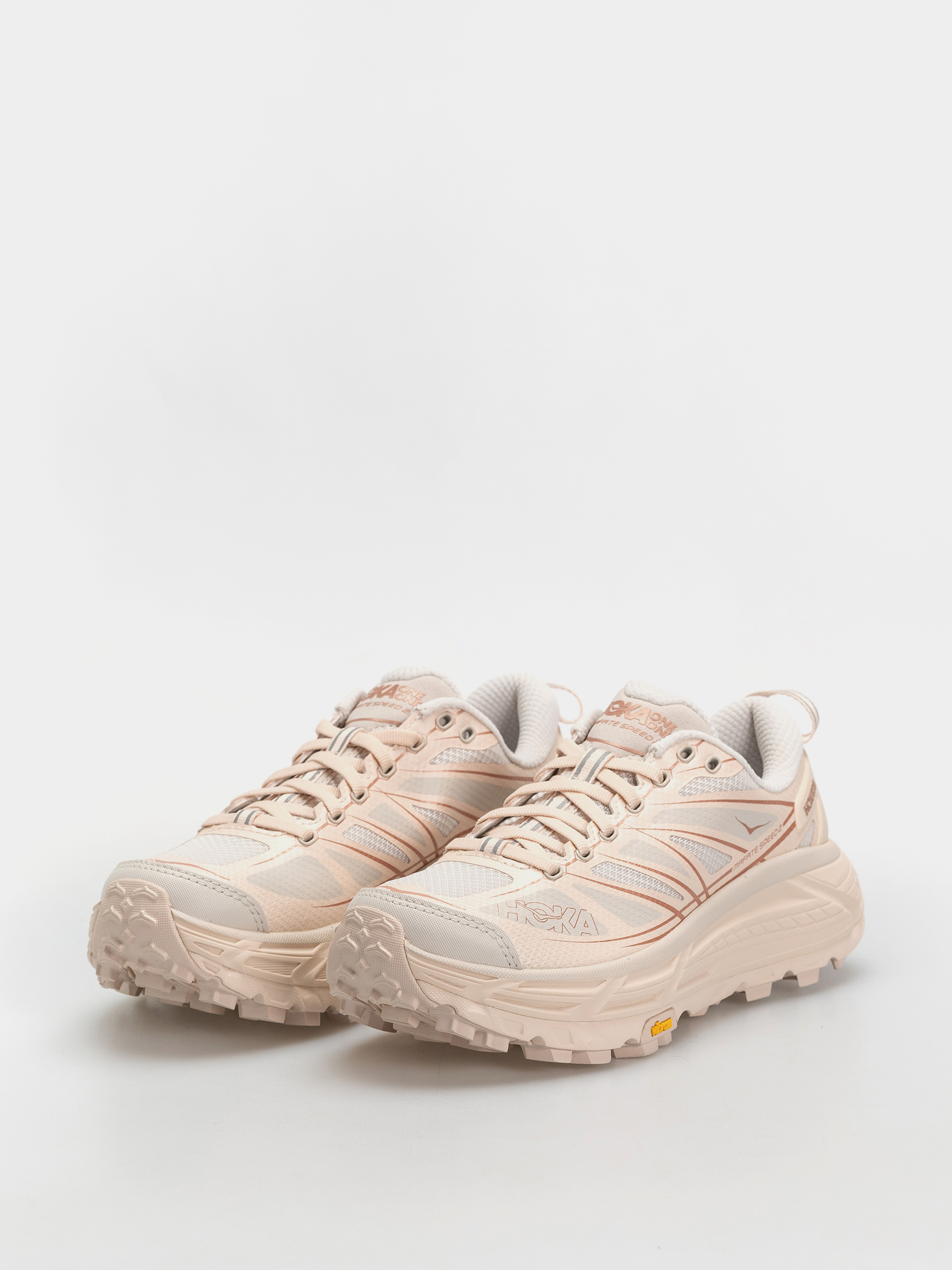 Hoka Mafate Speed 2 Schuhe (beech wood/stucco)