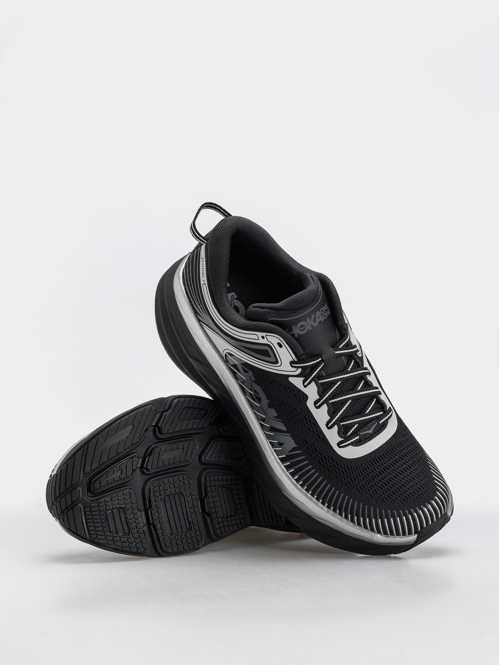 Hoka Bondi 7 Schuhe (black/stardust)