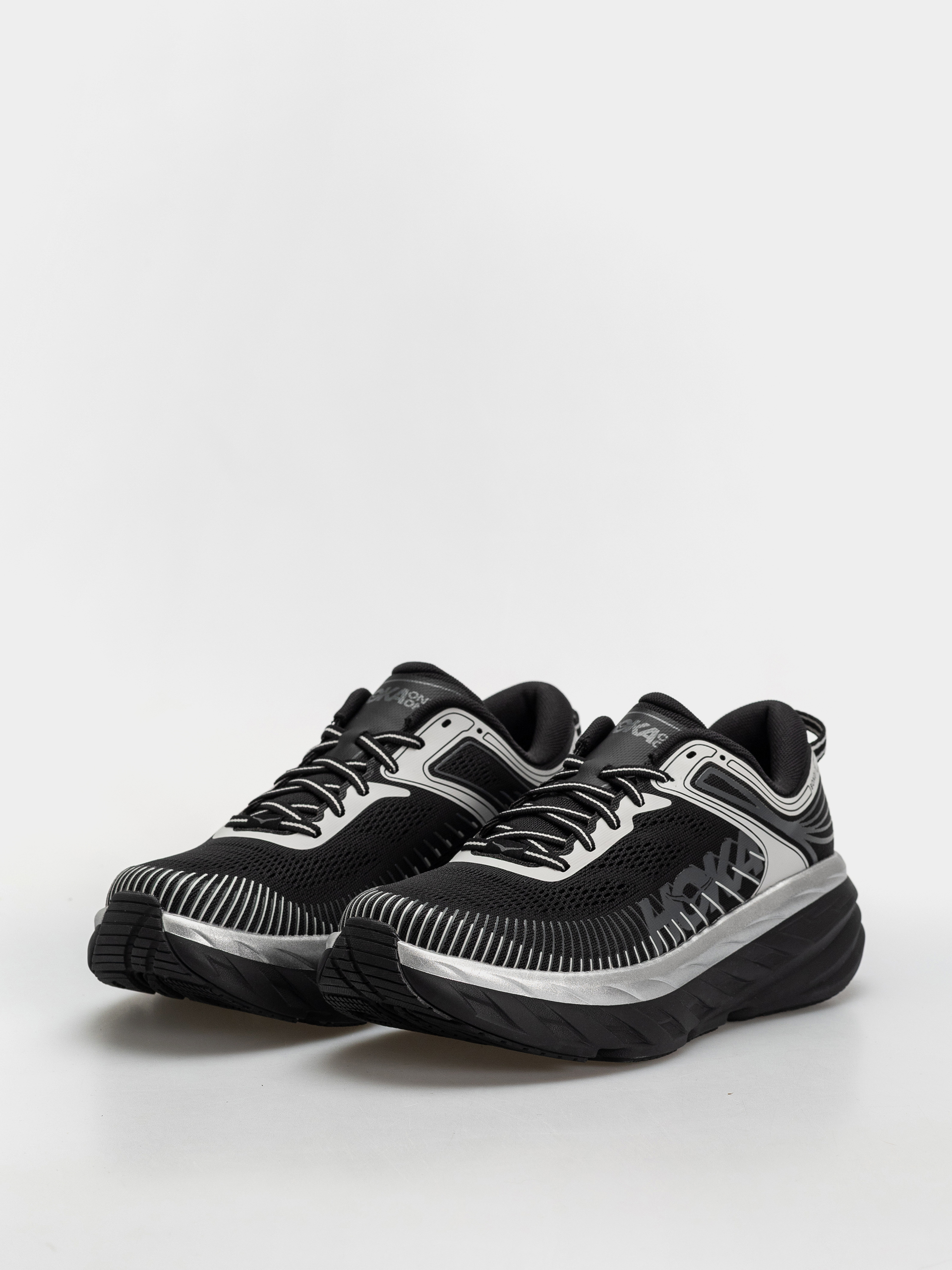 Hoka Bondi 7 Shoes (black/stardust)