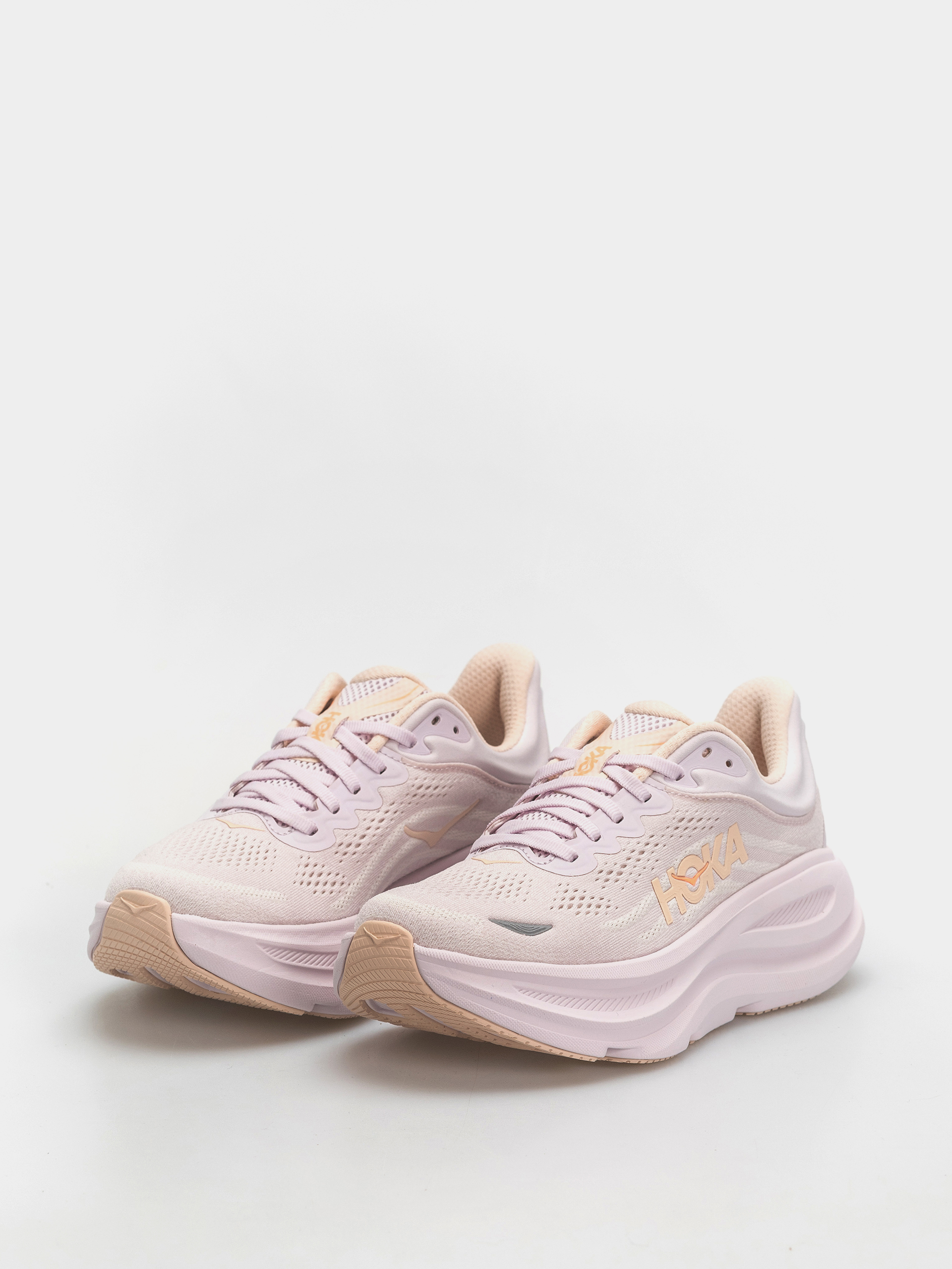 Hoka Bondi 9 Wmn Schuhe (lilac cream/tangerine glow)