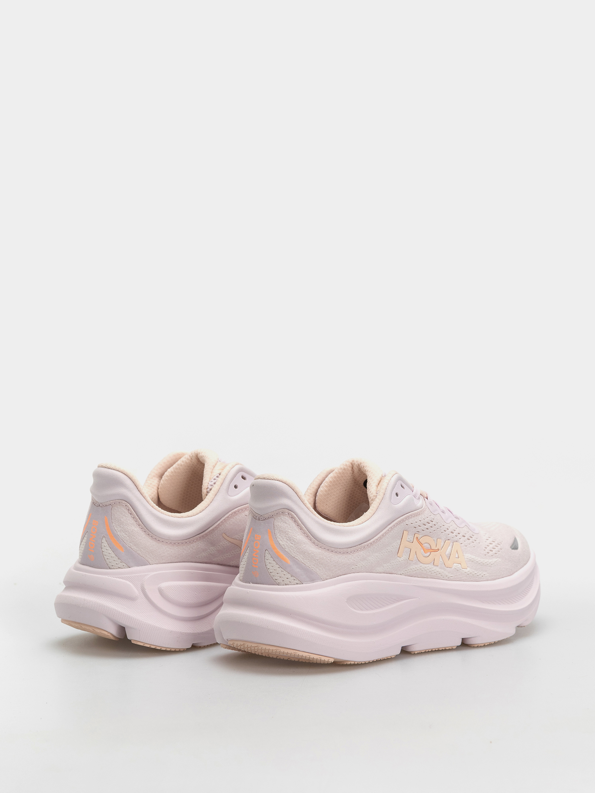 Hoka Bondi 9 Wmn Schuhe (lilac cream/tangerine glow)