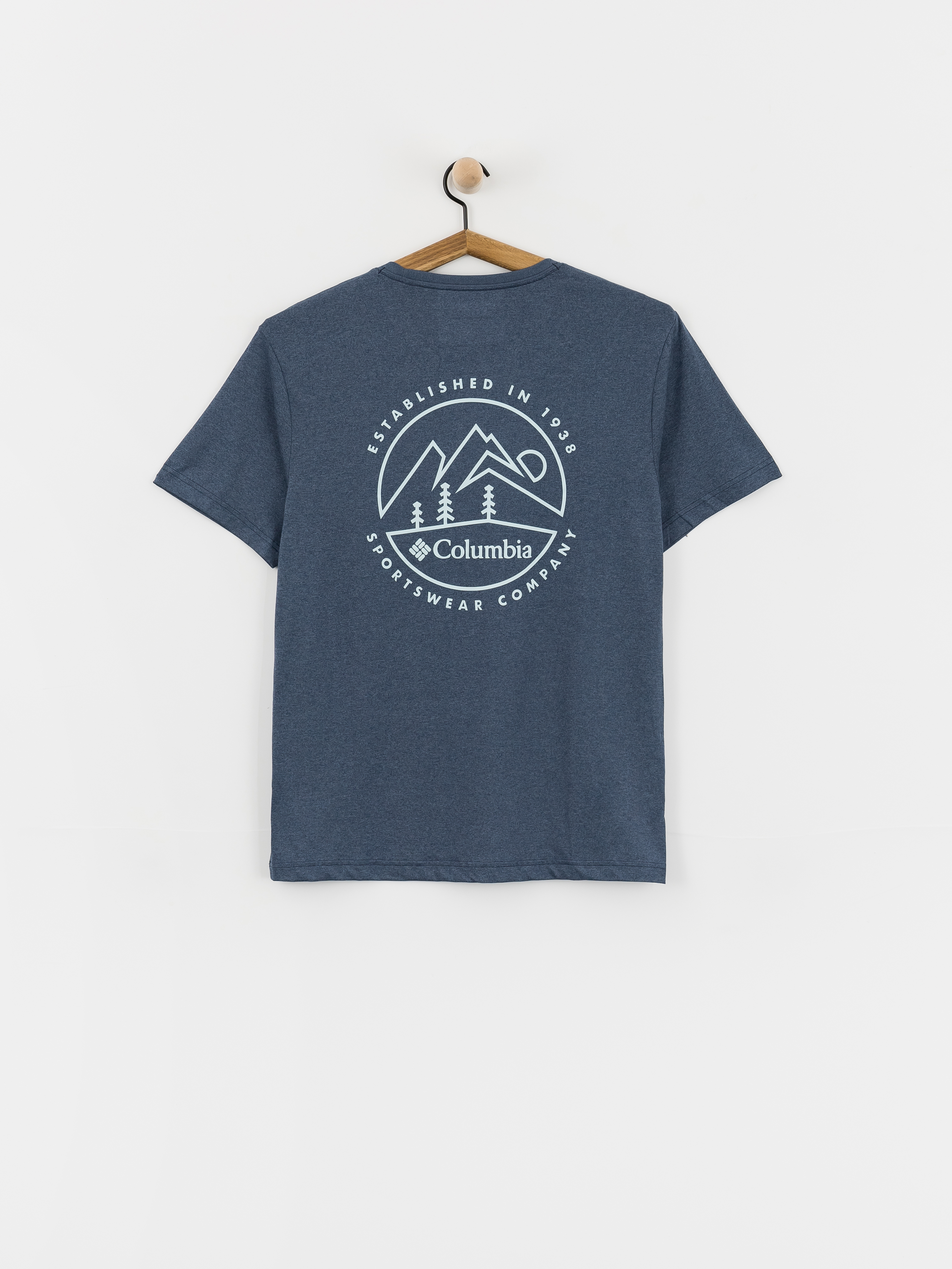 Columbia Parsons Point SS Back Graphic T-Shirt (collegiate navy)