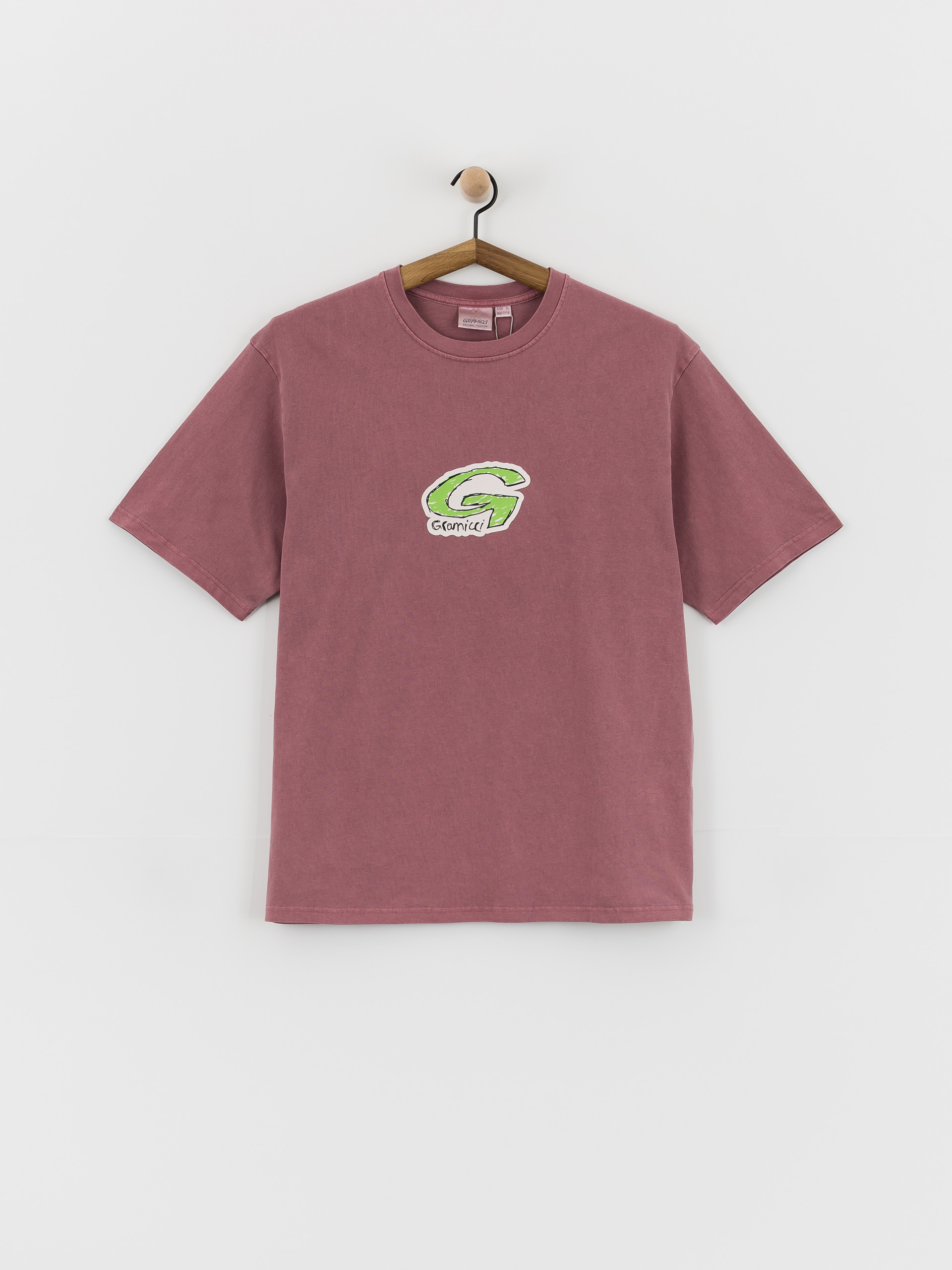 Gramicci G-Scribble Pigment Dyed T-shirt (red pigment)