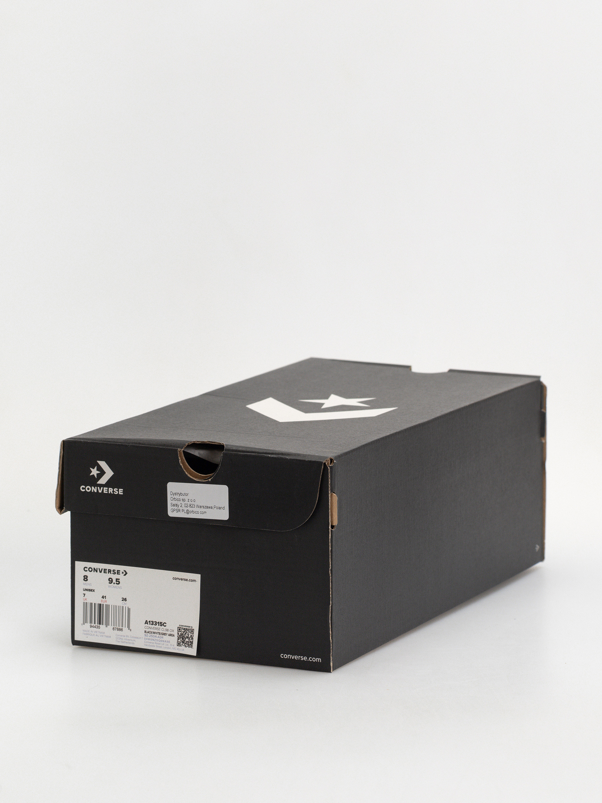 Converse CL98 Shoes (black/white/grey area)