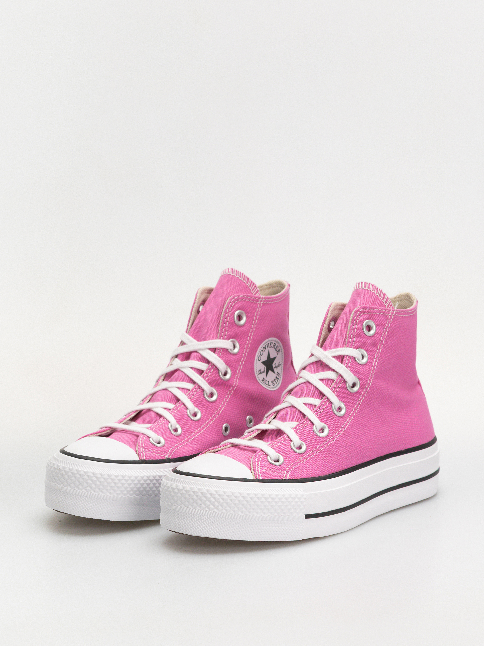 Converse Chuck Taylor All Star Lift Hi Wmn Chucks (shocking orchid/white/black)