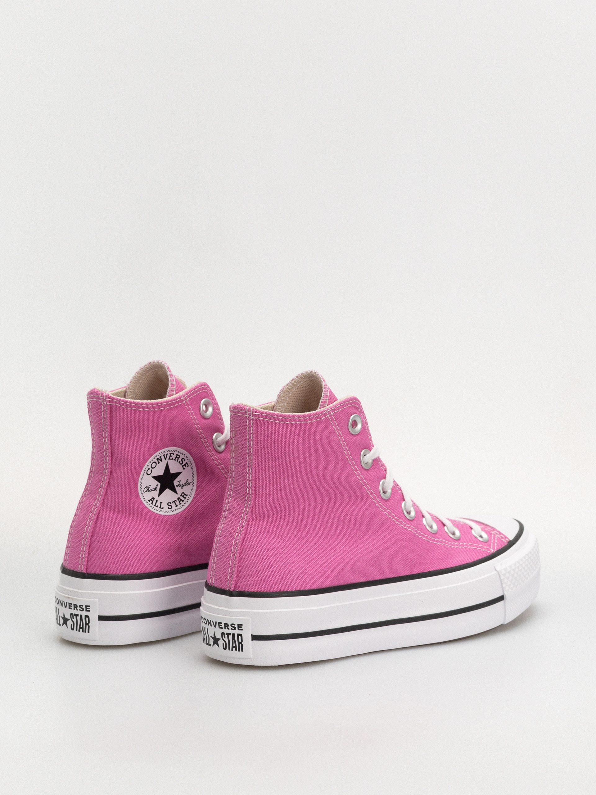 Converse Chuck Taylor All Star Lift Hi Wmn Chucks (shocking orchid/white/black)