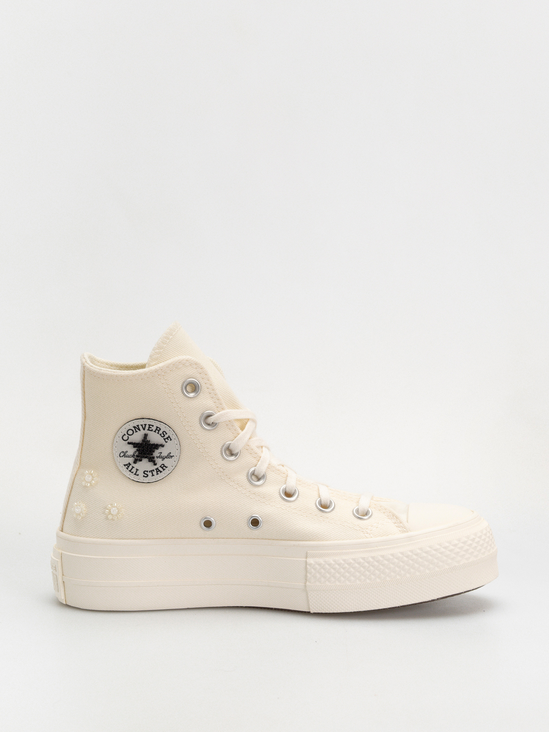 Converse Chuck Taylor All Star Lift Hi Wmn Chucks (egret/egret/black)