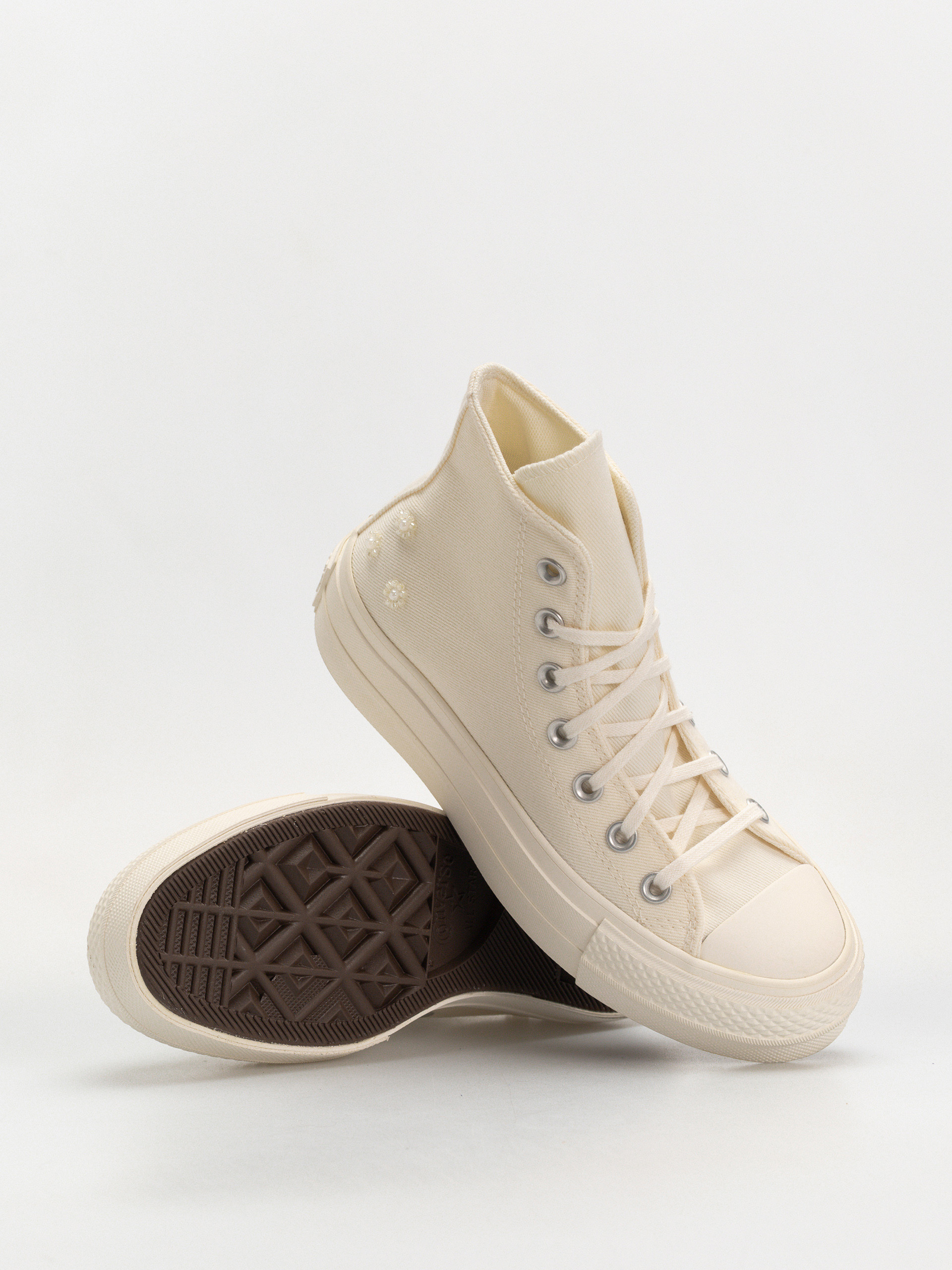 Converse Chuck Taylor All Star Lift Hi Wmn Chucks (egret/egret/black)