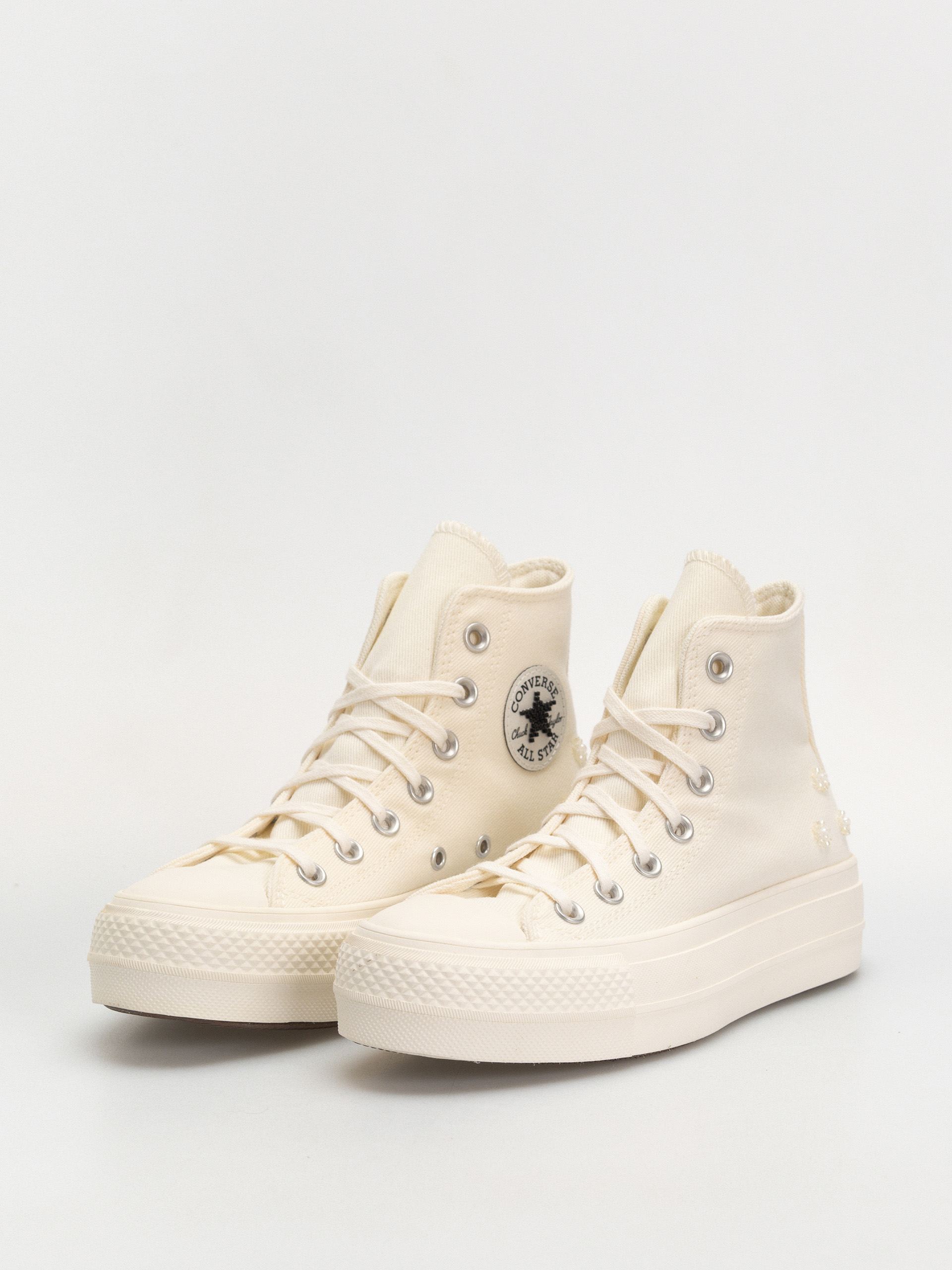 Converse Chuck Taylor All Star Lift Hi Wmn Chucks (egret/egret/black)