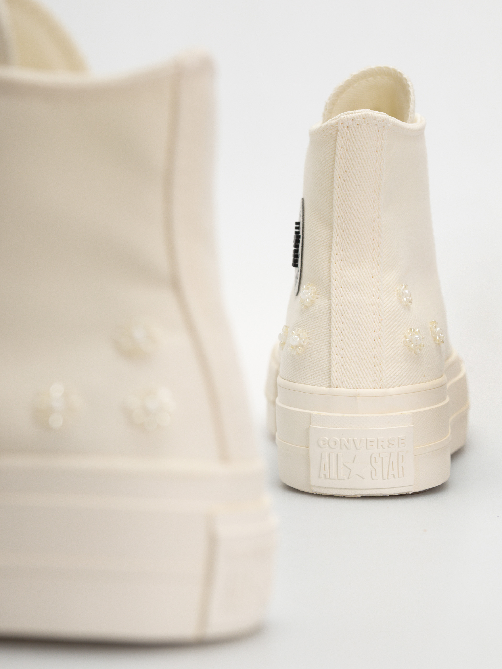 Converse Chuck Taylor All Star Lift Hi Wmn Chucks (egret/egret/black)