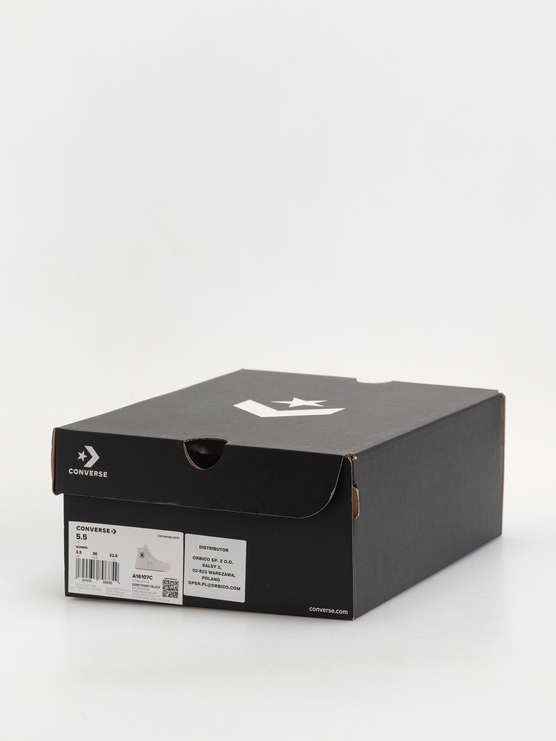 Converse Chuck Taylor All Star Lift Hi Wmn Chucks (egret/egret/black)