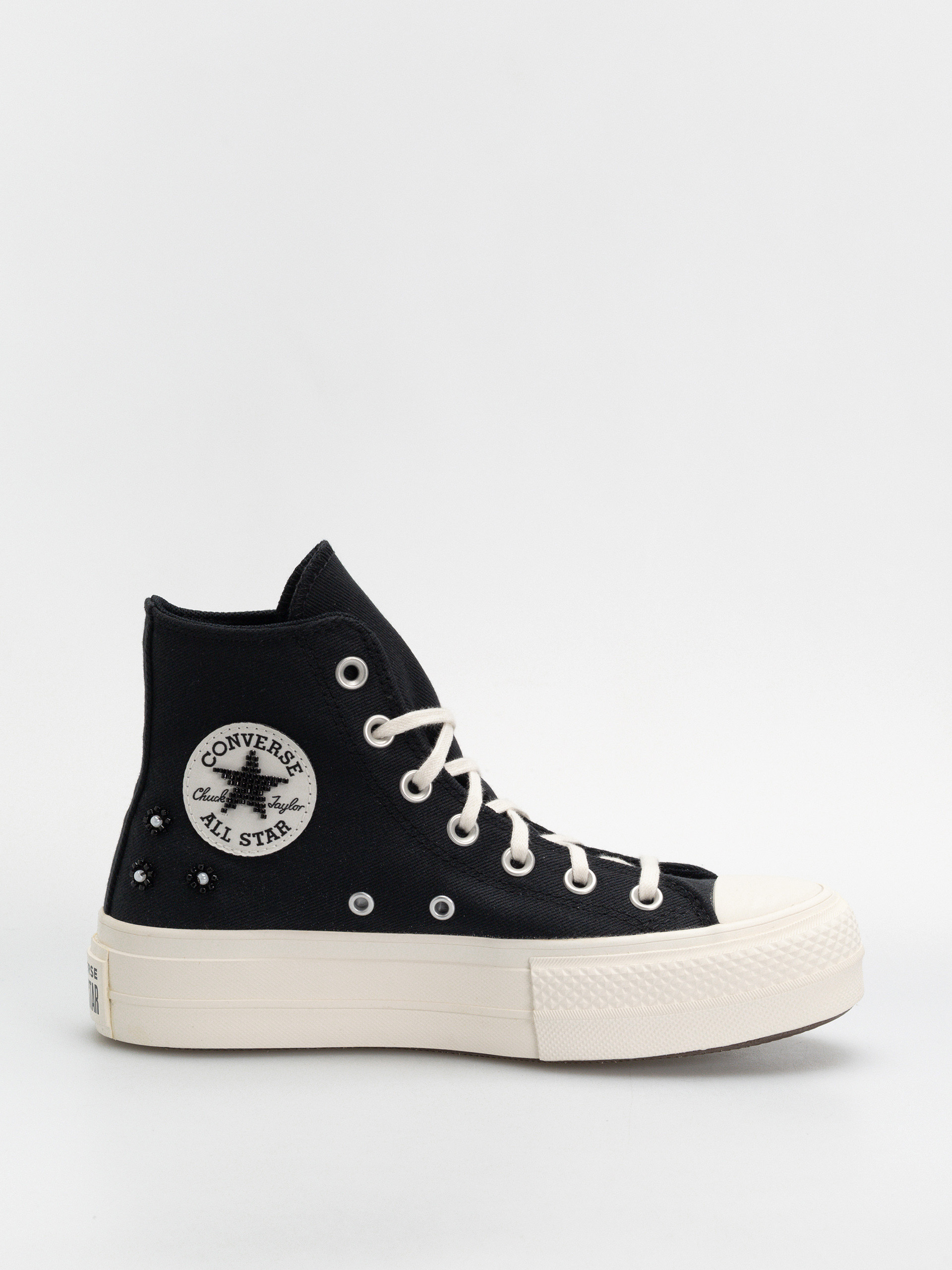 Converse Chuck Taylor All Star Lift Hi Wmn Chucks (black/black/egret)