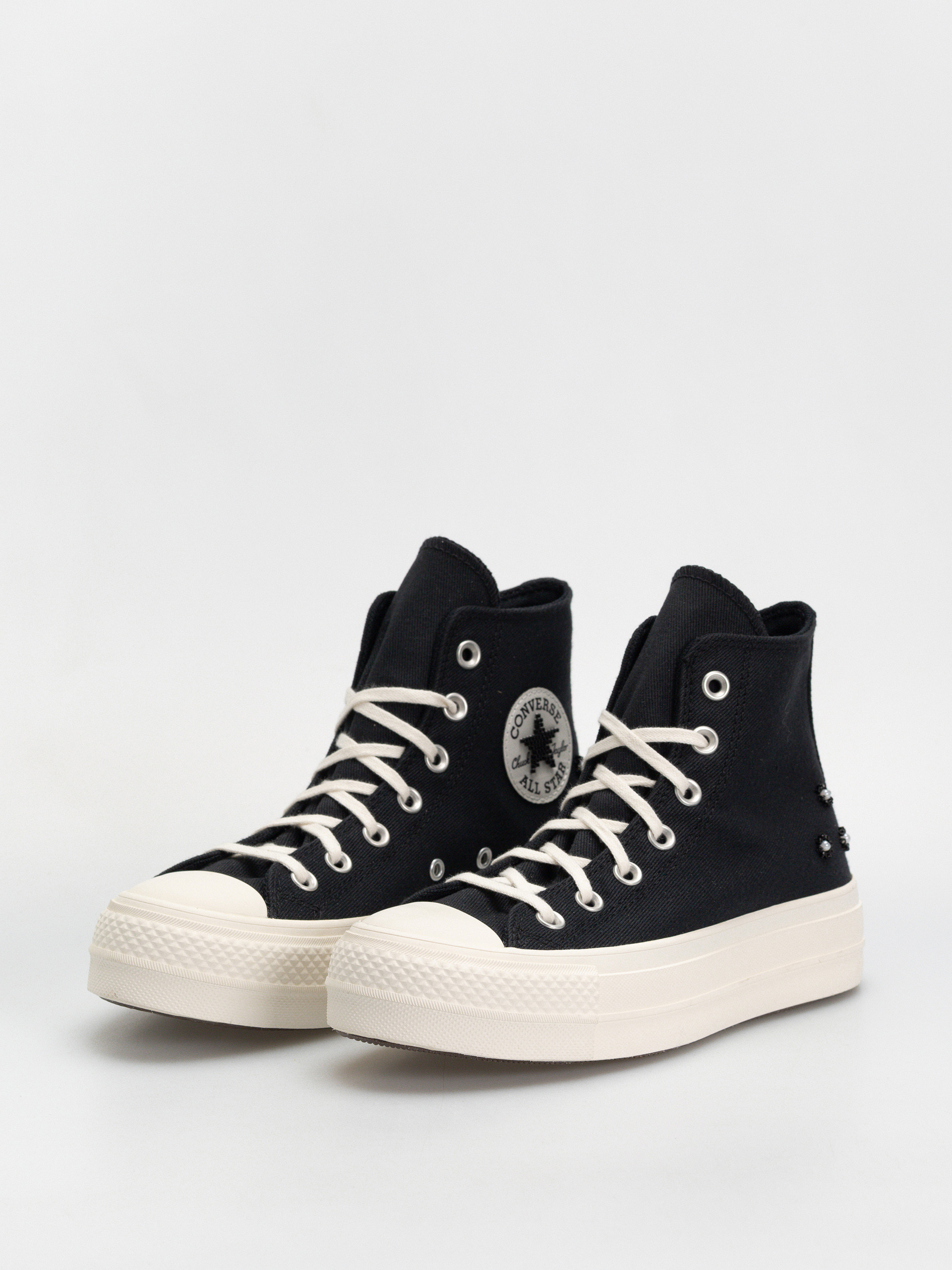 Converse Chuck Taylor All Star Lift Hi Wmn Chucks (black/black/egret)
