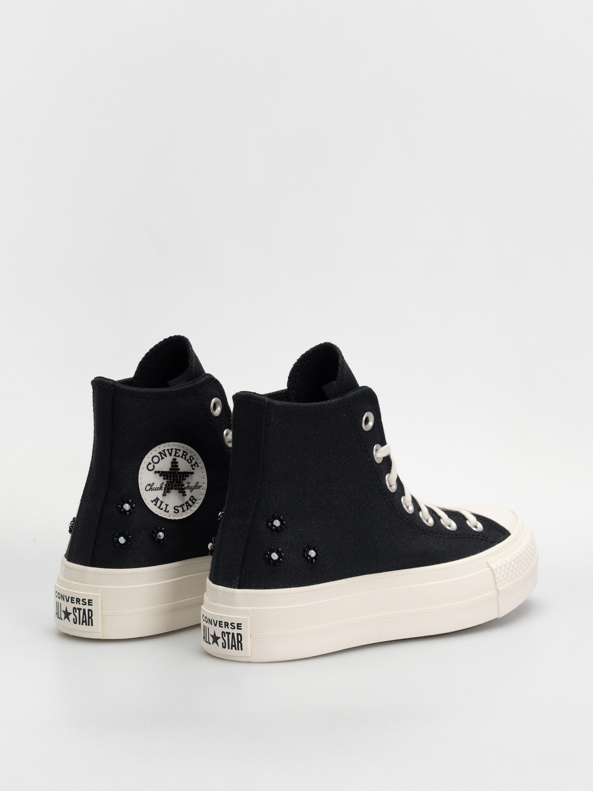 Converse Chuck Taylor All Star Lift Hi Wmn Chucks (black/black/egret)