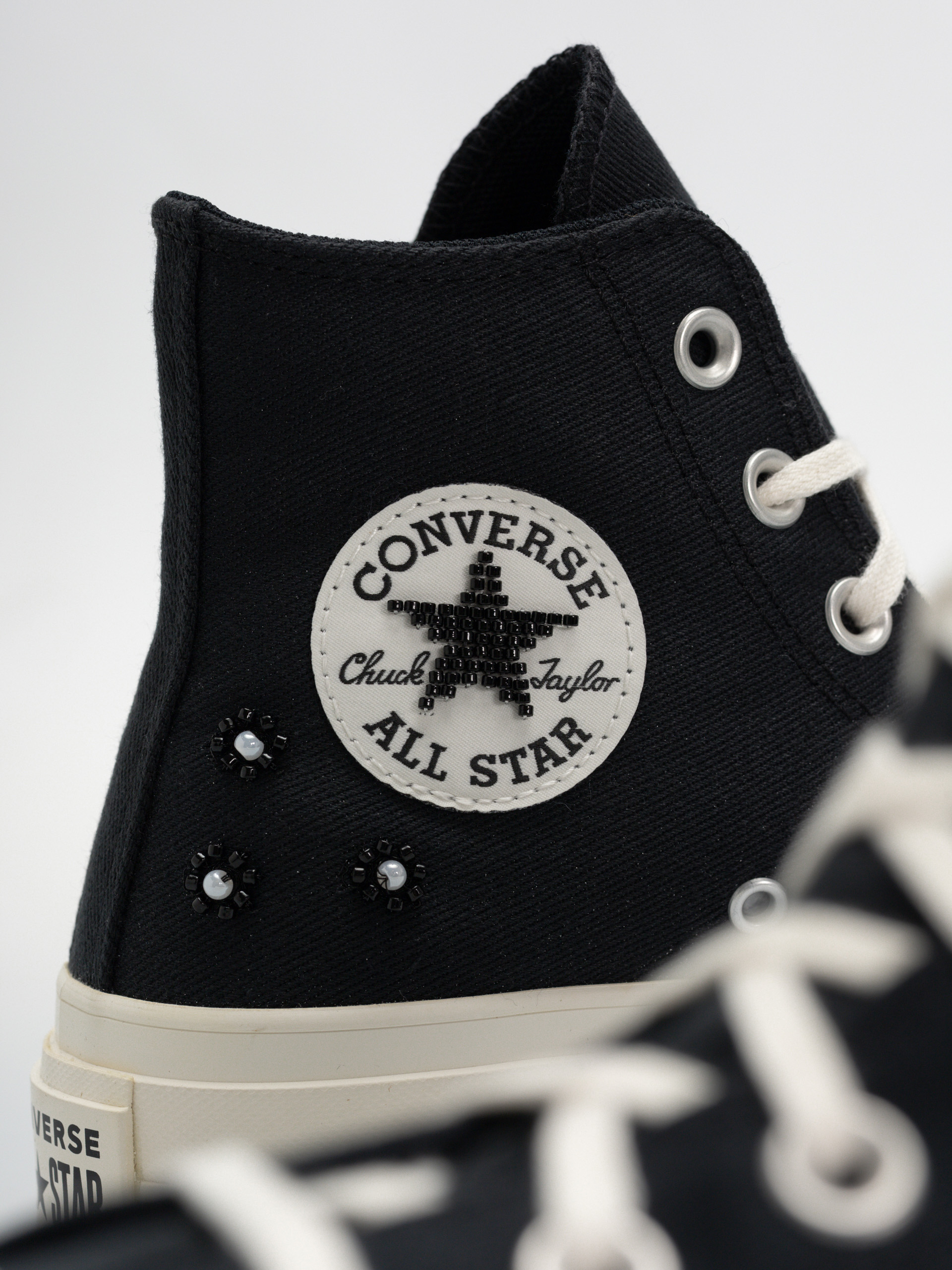 Converse Chuck Taylor All Star Lift Hi Wmn Chucks (black/black/egret)