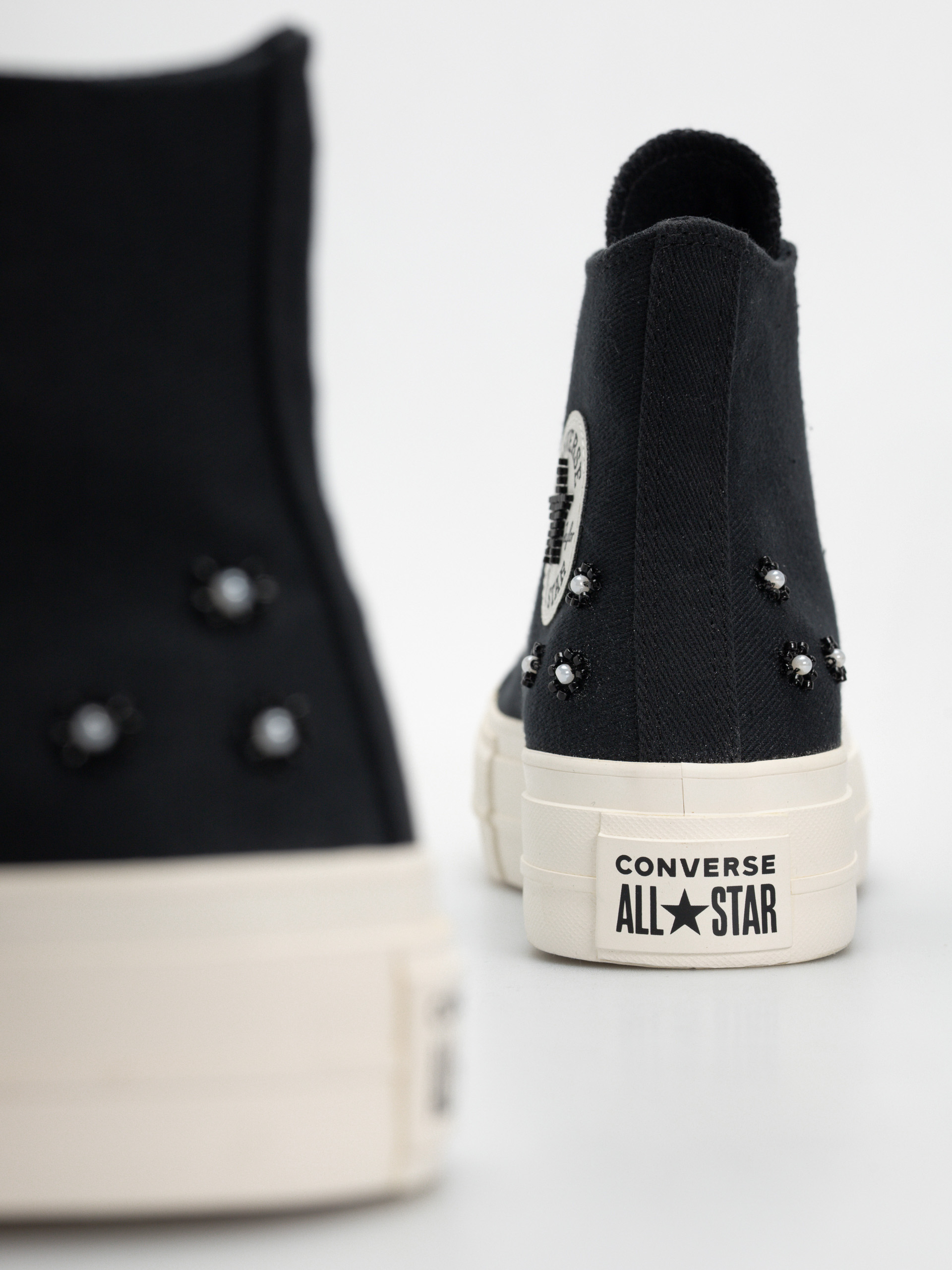 Converse Chuck Taylor All Star Lift Hi Wmn Chucks (black/black/egret)