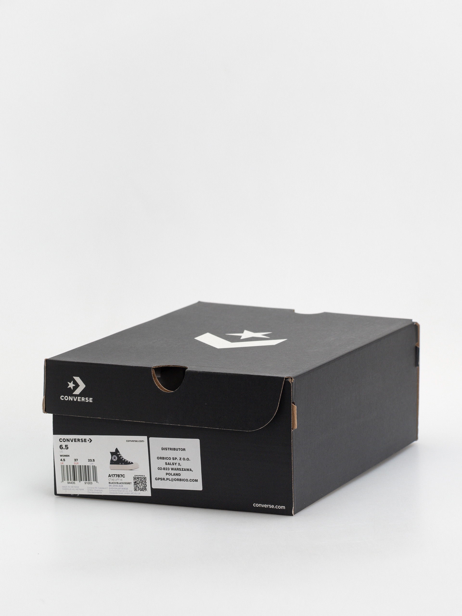 Converse Chuck Taylor All Star Lift Hi Wmn Chucks (black/black/egret)