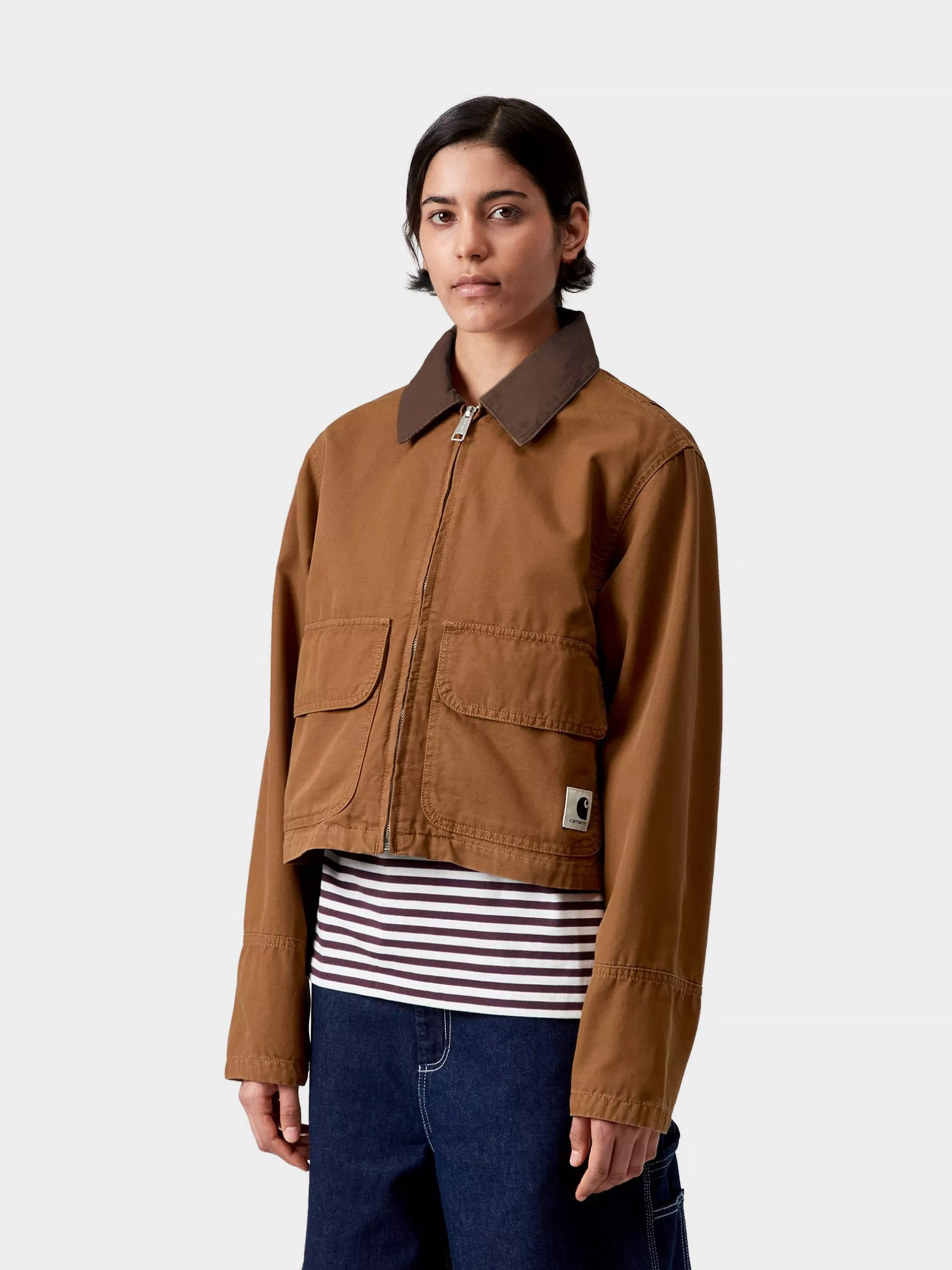 Carhartt WIP Jacke Prescott Wmn (hamilton brown/tobacco)