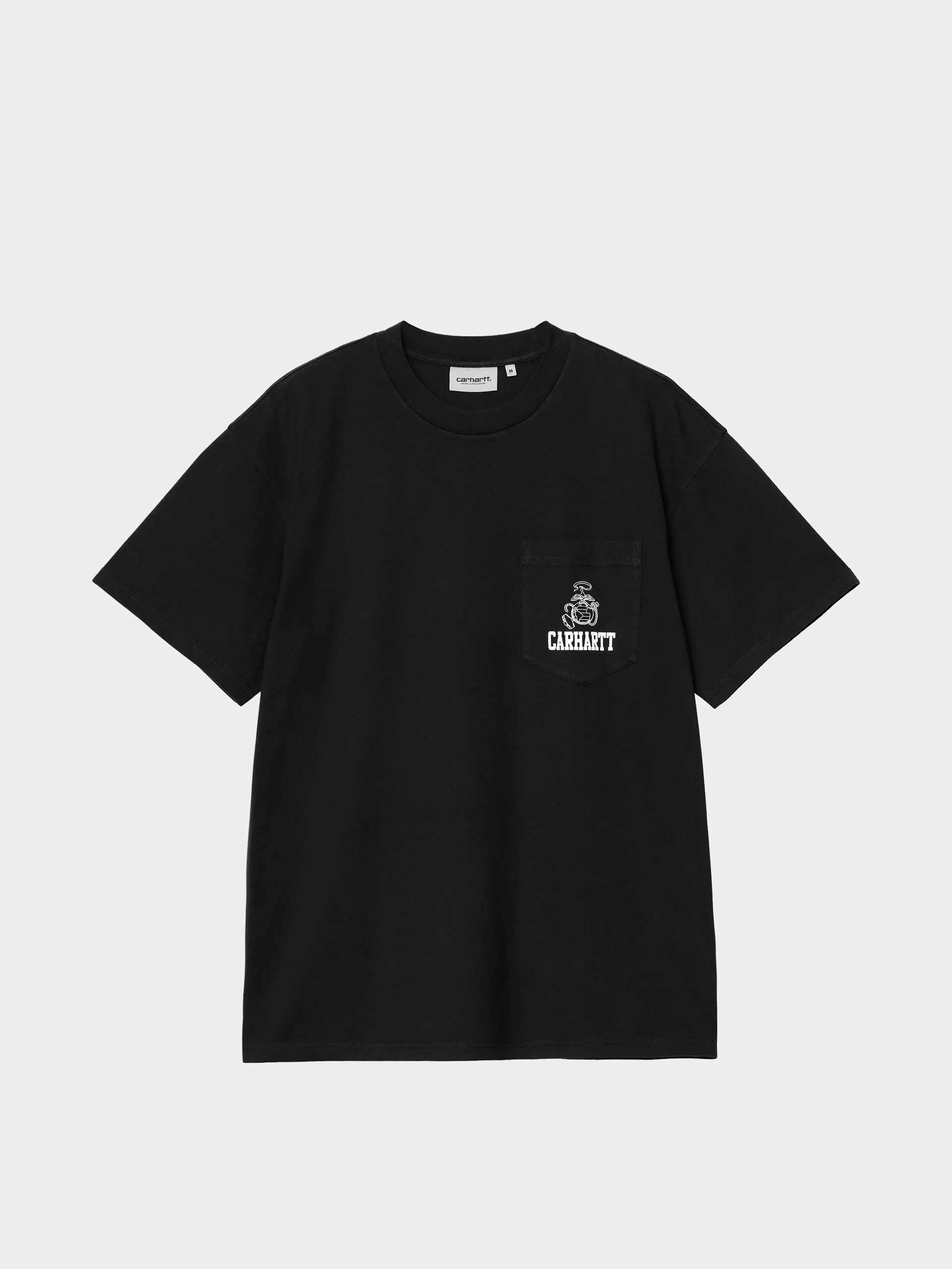 Carhartt WIP T-Shirt Pond Corps Pocket (black)