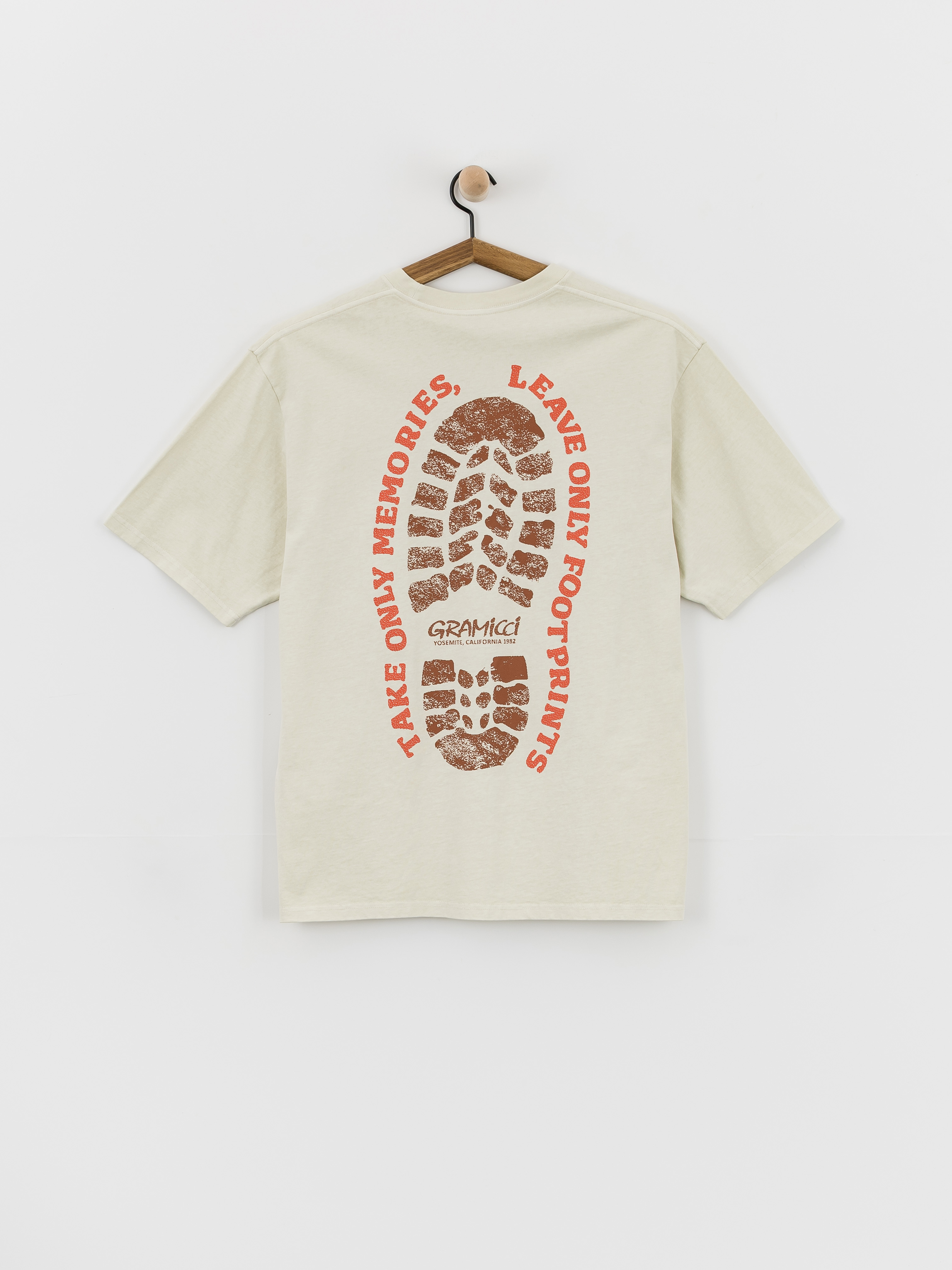 Gramicci Footprints Pigment Dyed T-Shirt