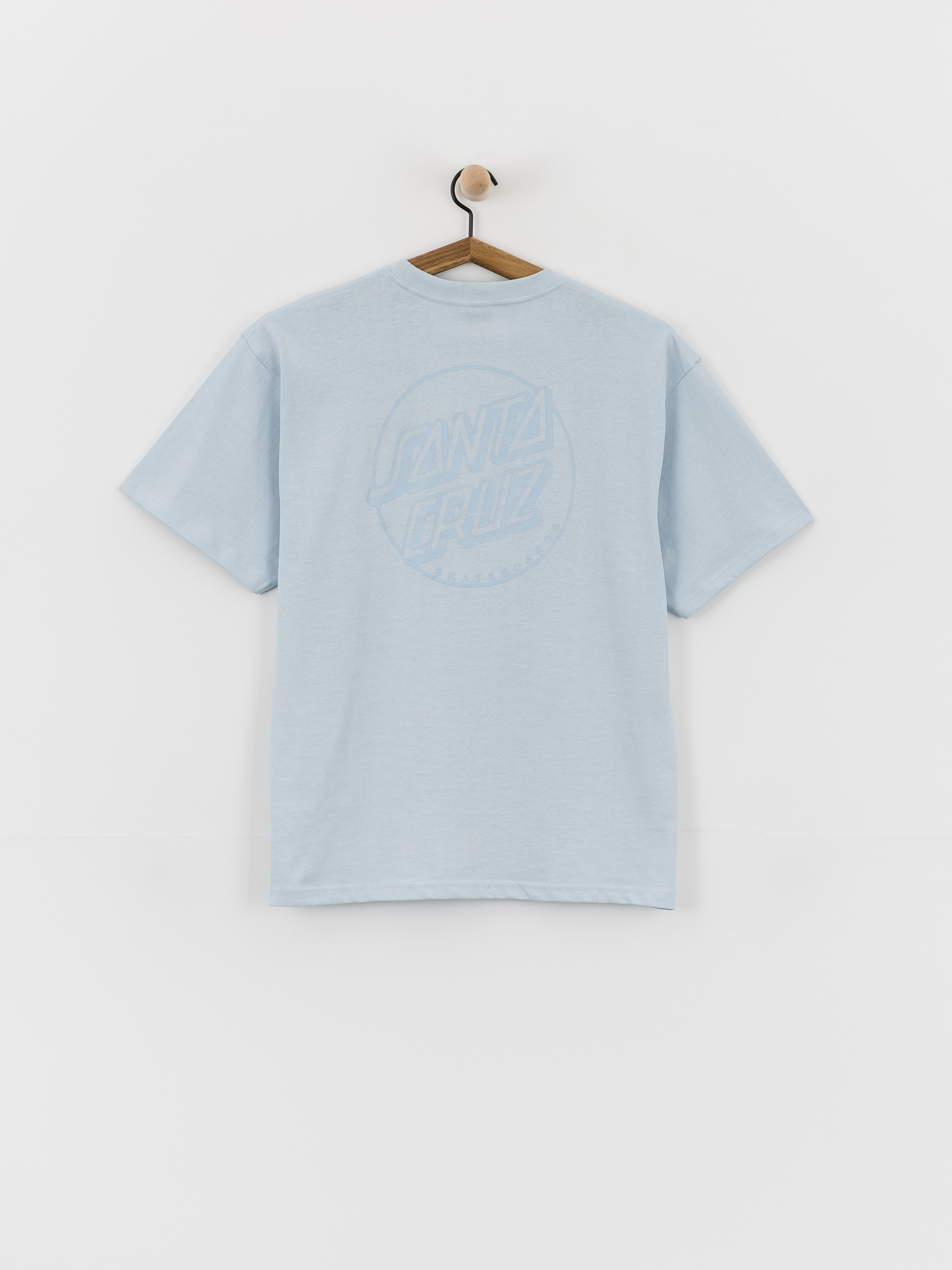 Santa Cruz Tonal Opus Dot Stripe T-Shirt (fresh blue)