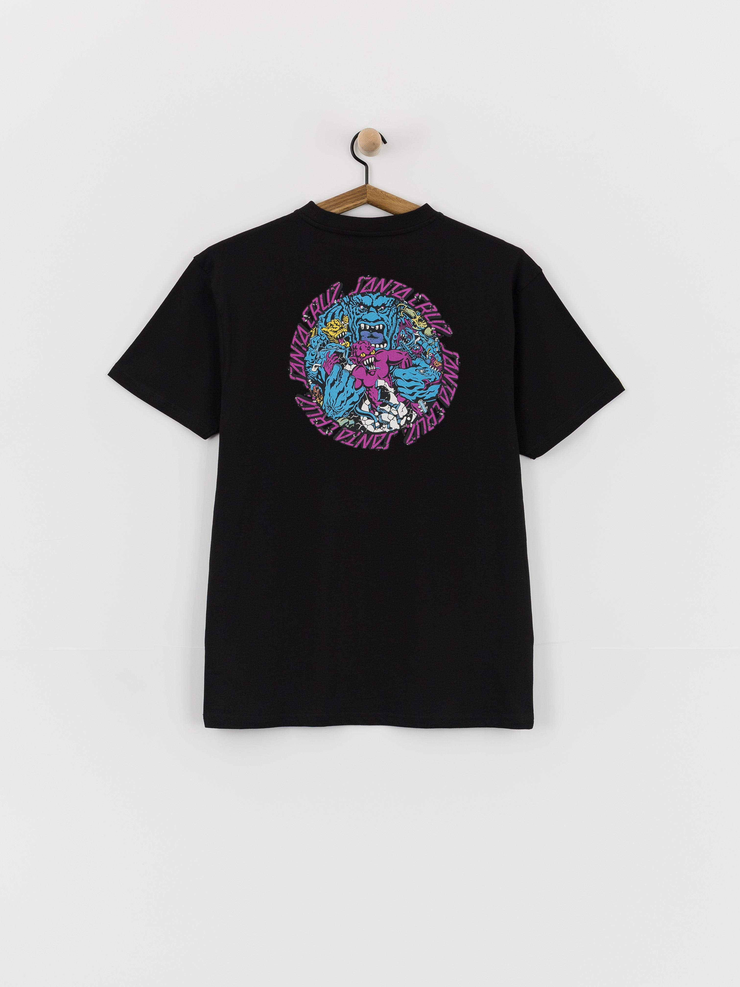 Santa Cruz Roskopp Monster Strip T-Shirt (black)