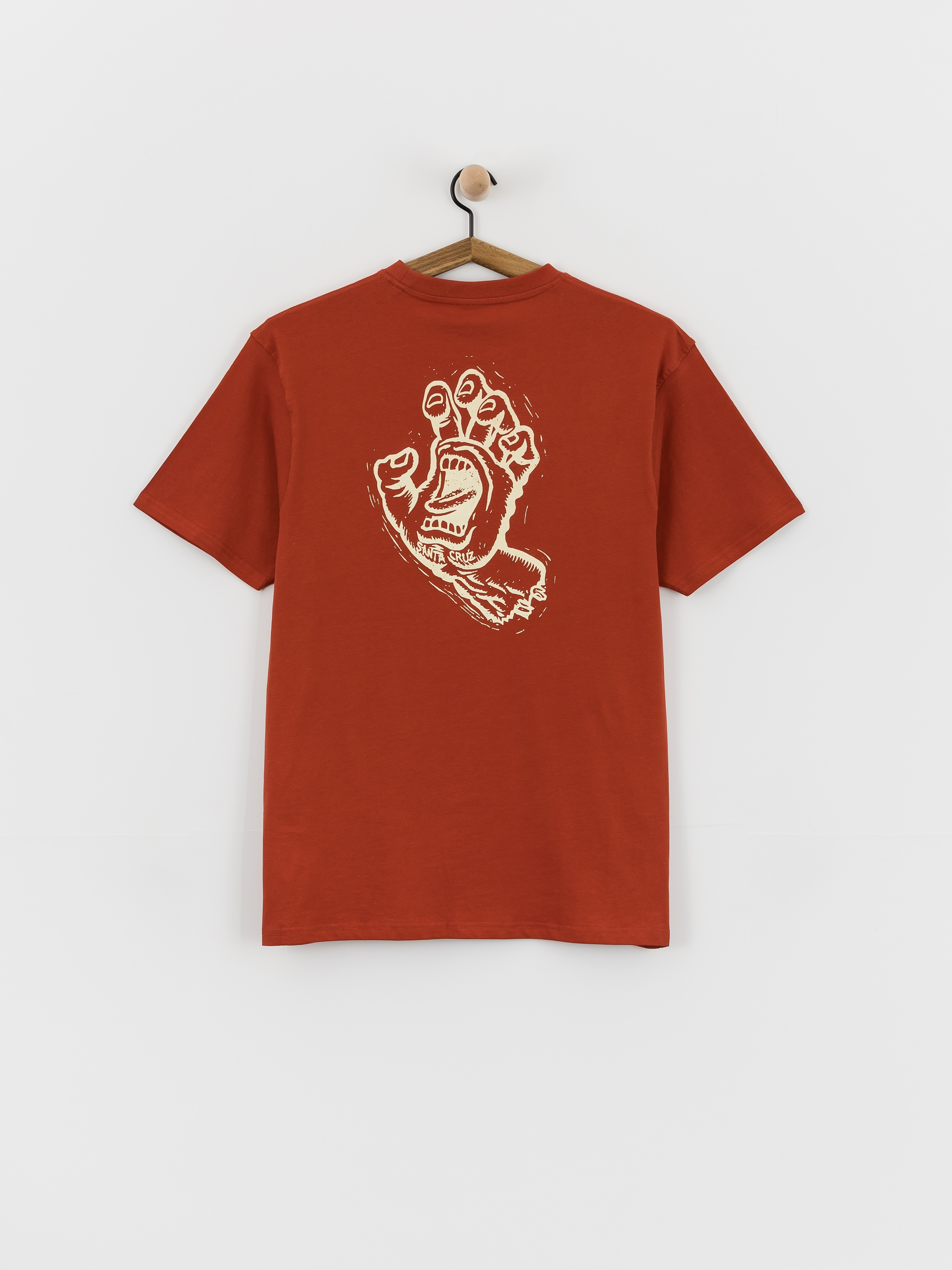 Santa Cruz Stamped Screaming Hand T-Shirt - red (ketchup)