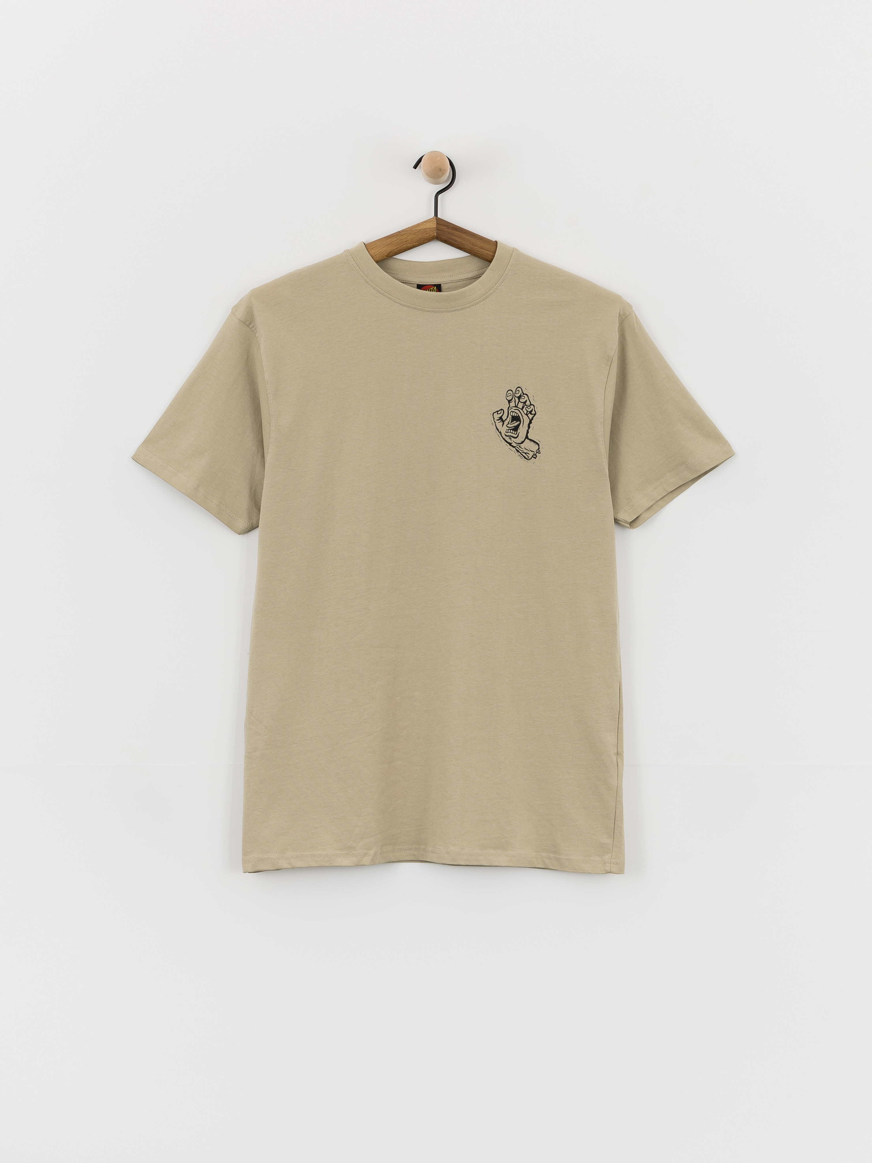 Santa Cruz Stamped Screaming Hand T-Shirt (stone grey)