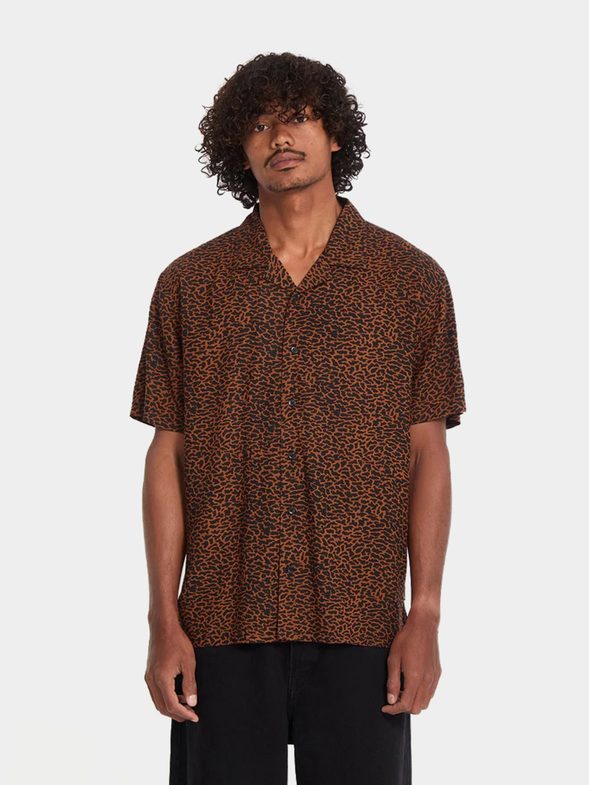 Volcom Shirt Utopias Print (brown horn)
