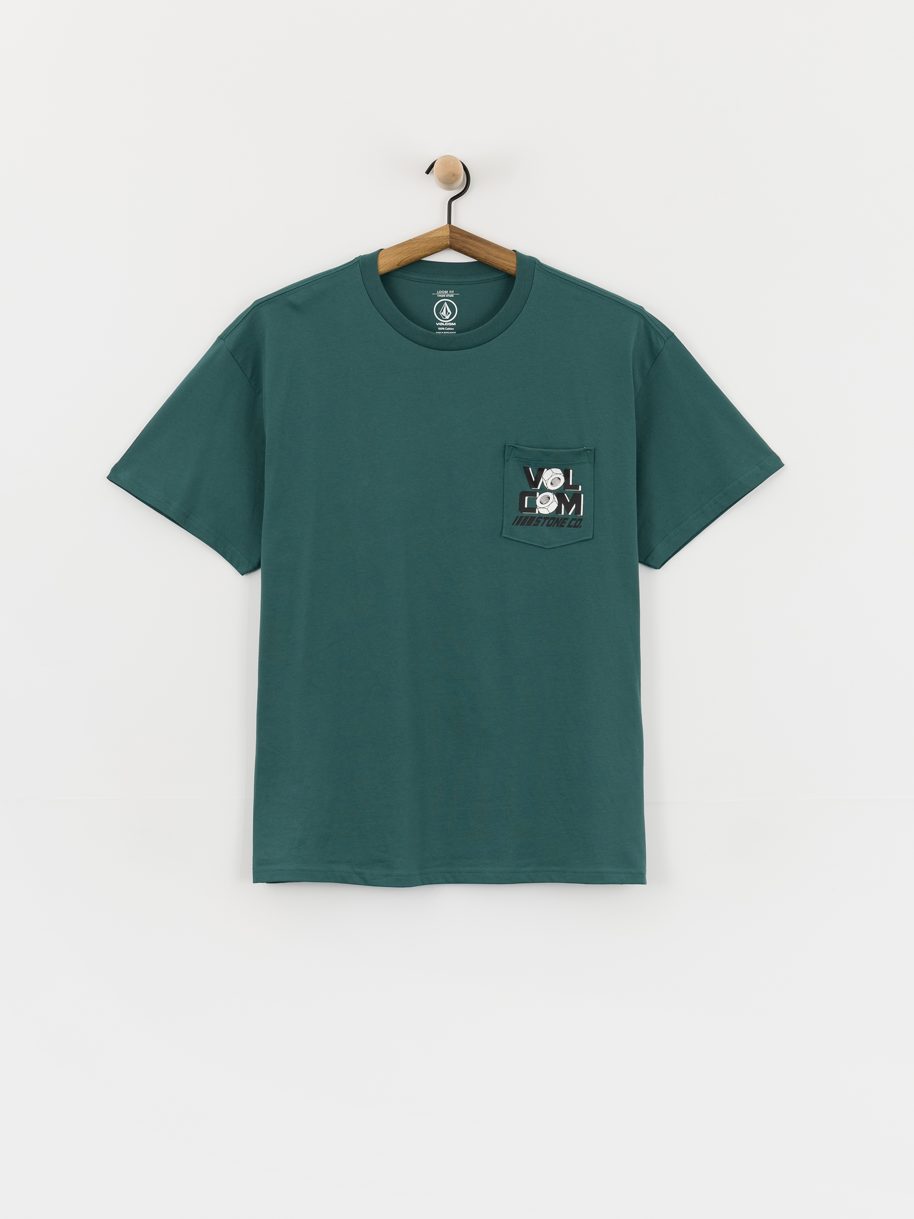 Volcom T-Shirt Parted Out Pocket (rifle green)