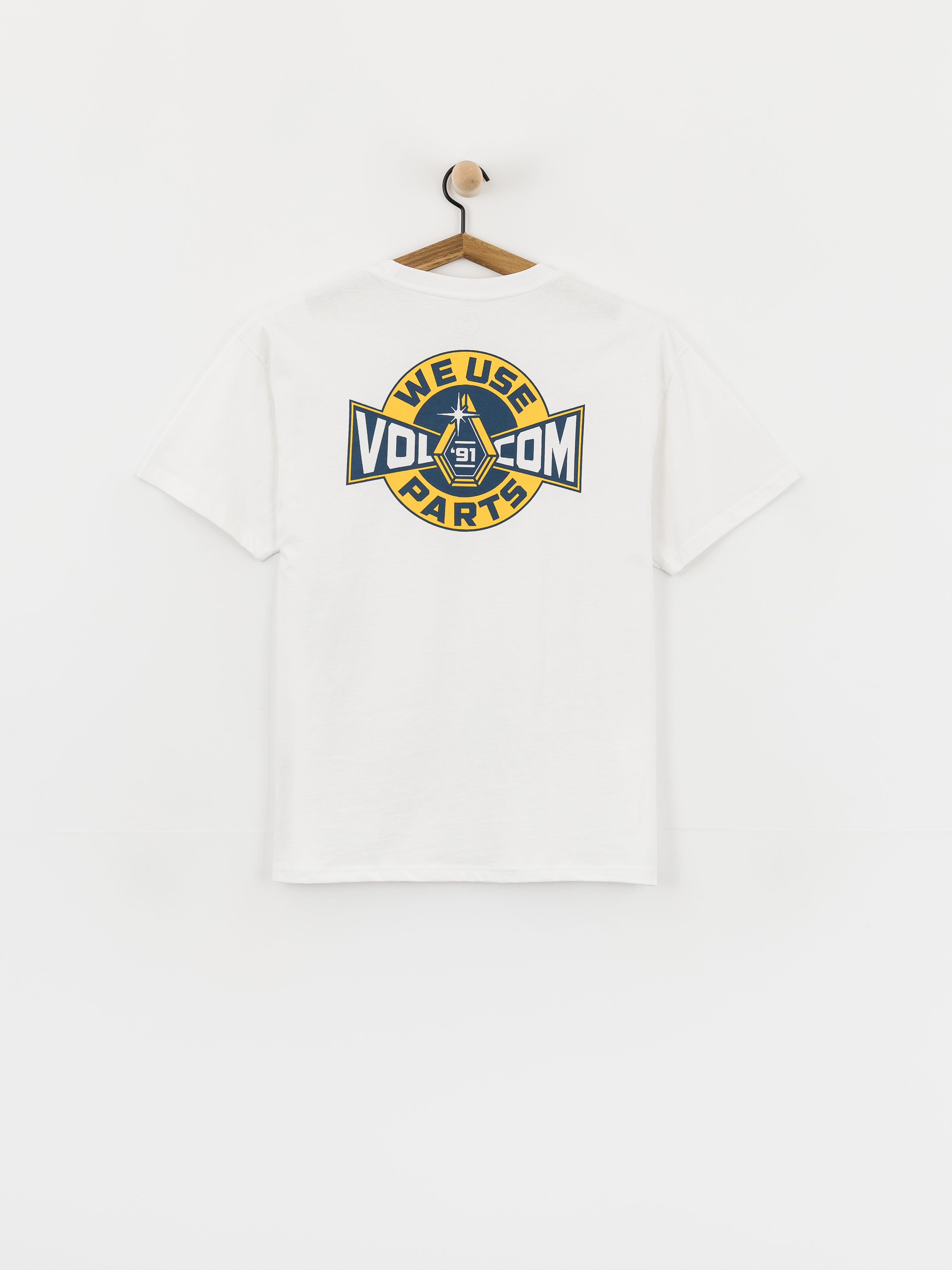 Volcom T-Shirt Parted Out Pocket (white)