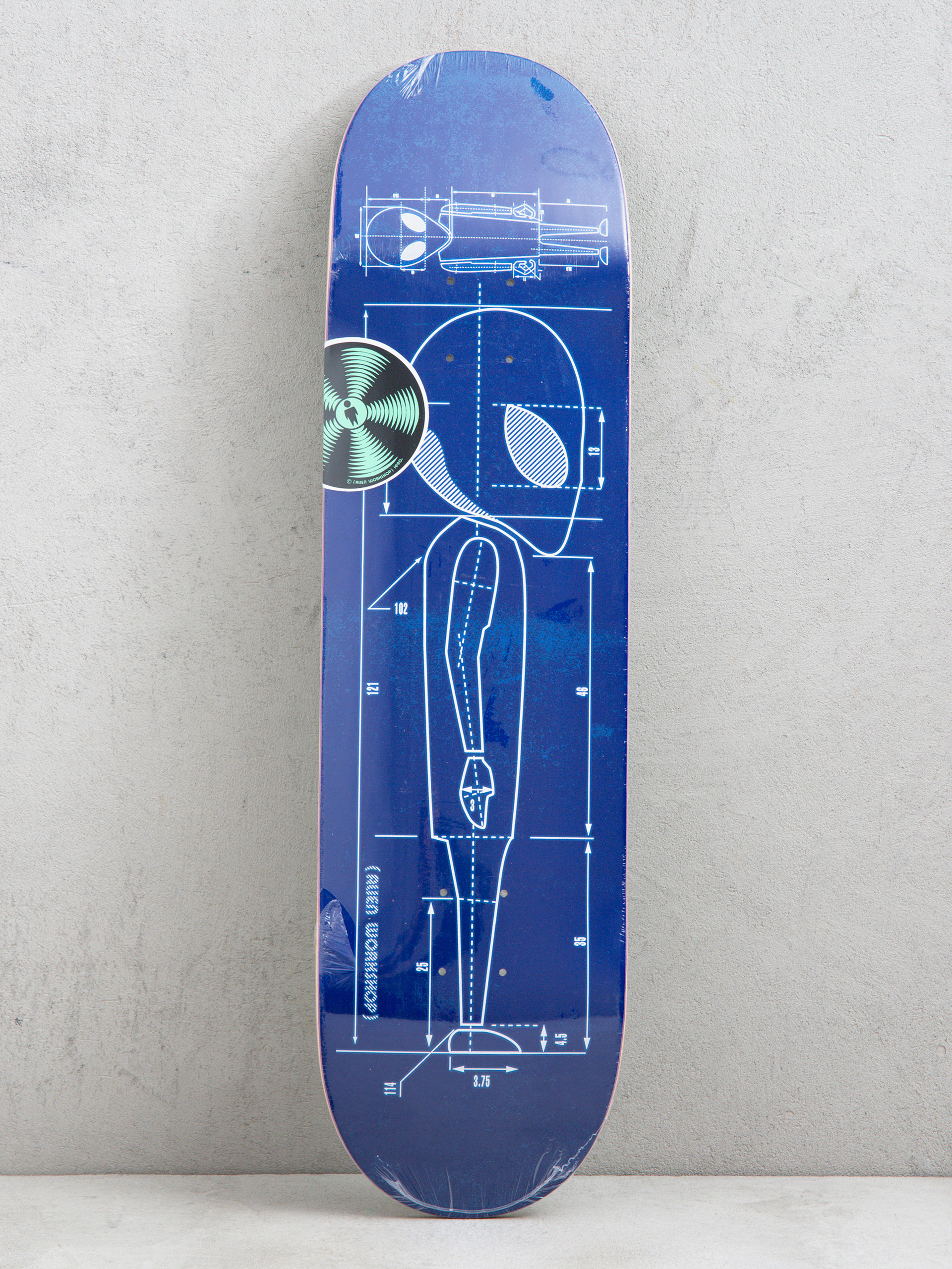 Alienworkshop Deck Blueprint Logo (blue)