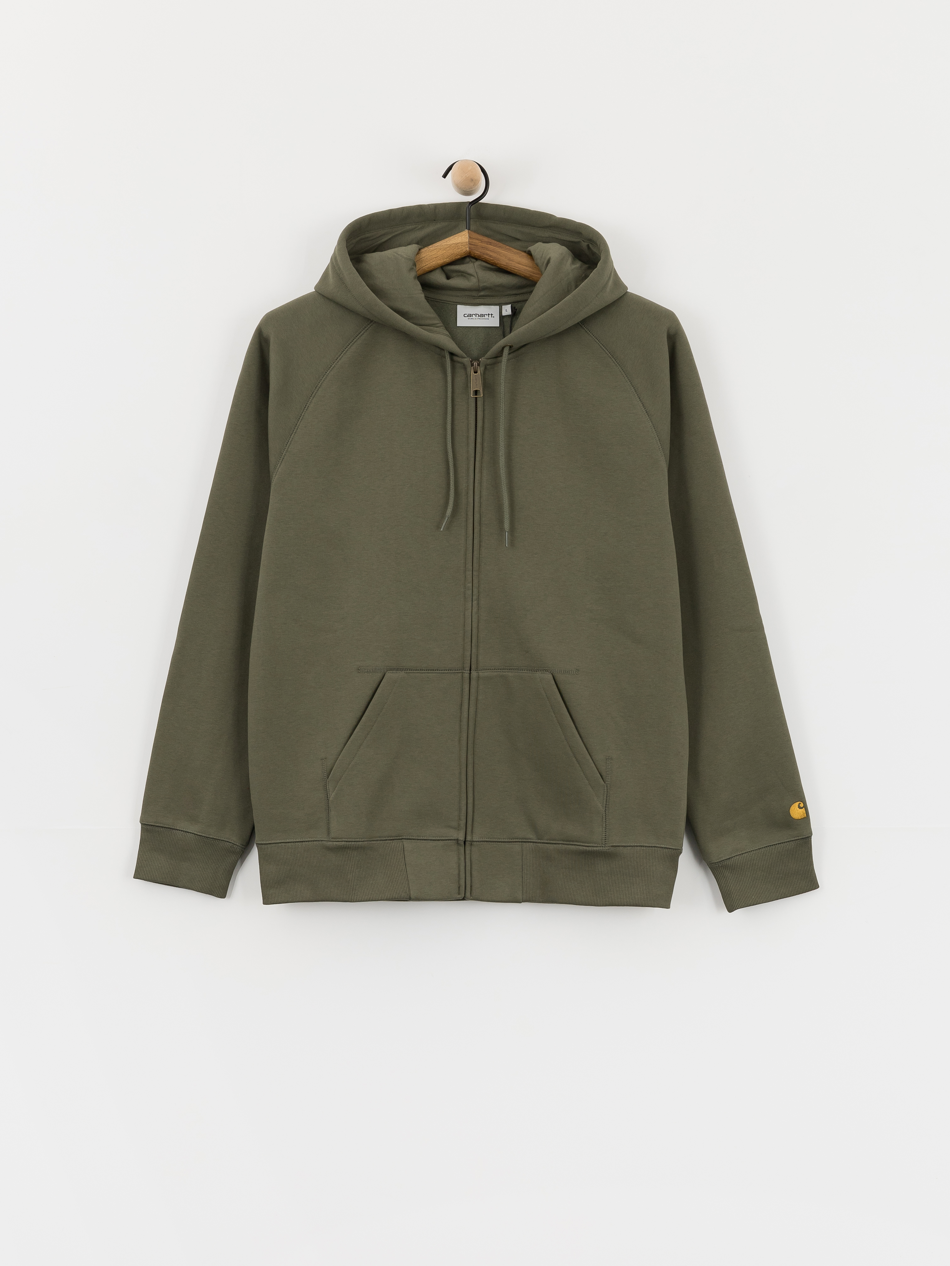 Carhartt WIP Hoodie Chase ZHD - green (silver pine/gold)