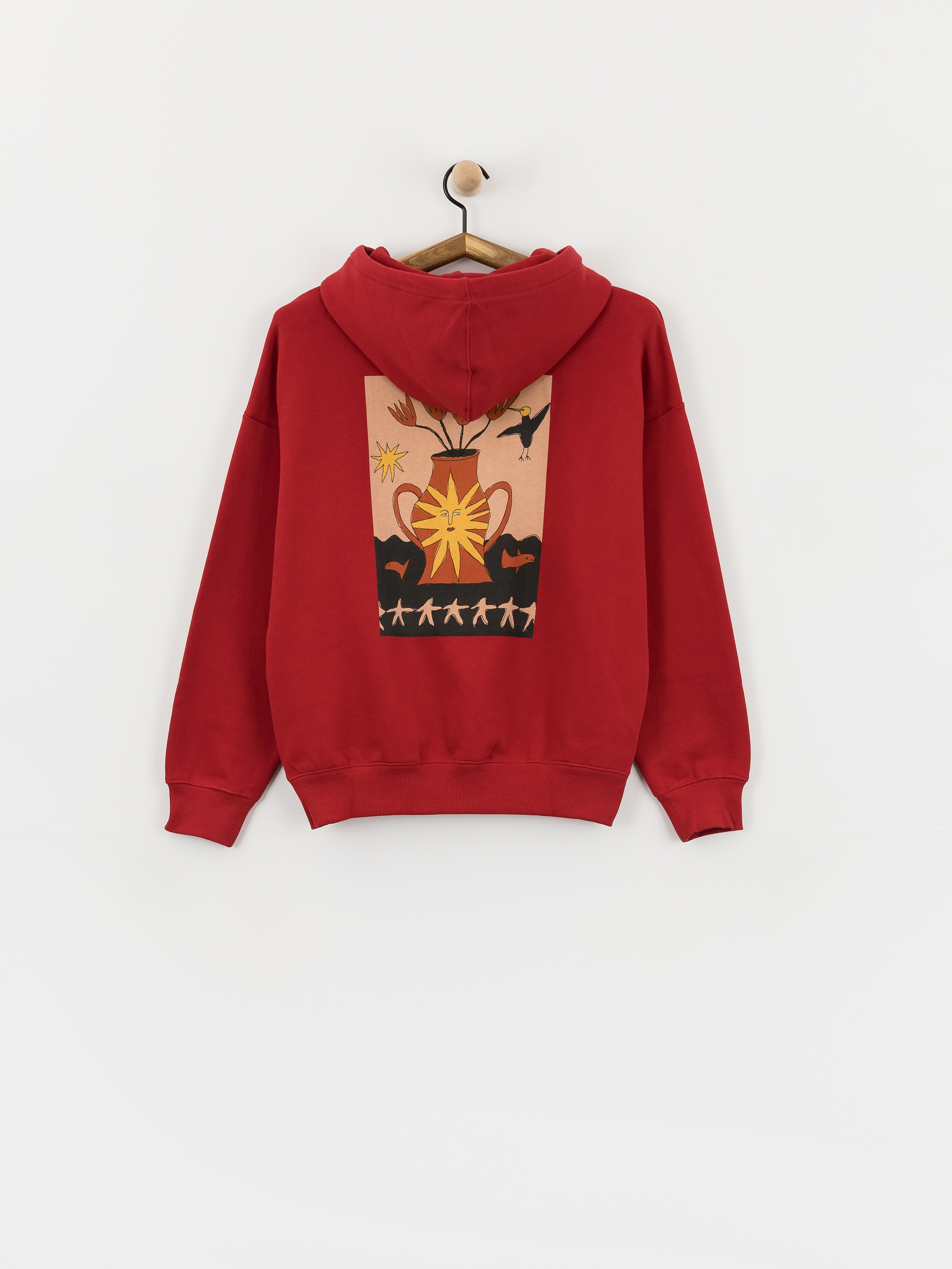 Volcom Moove On HD Wmn Hoodie (deep red)