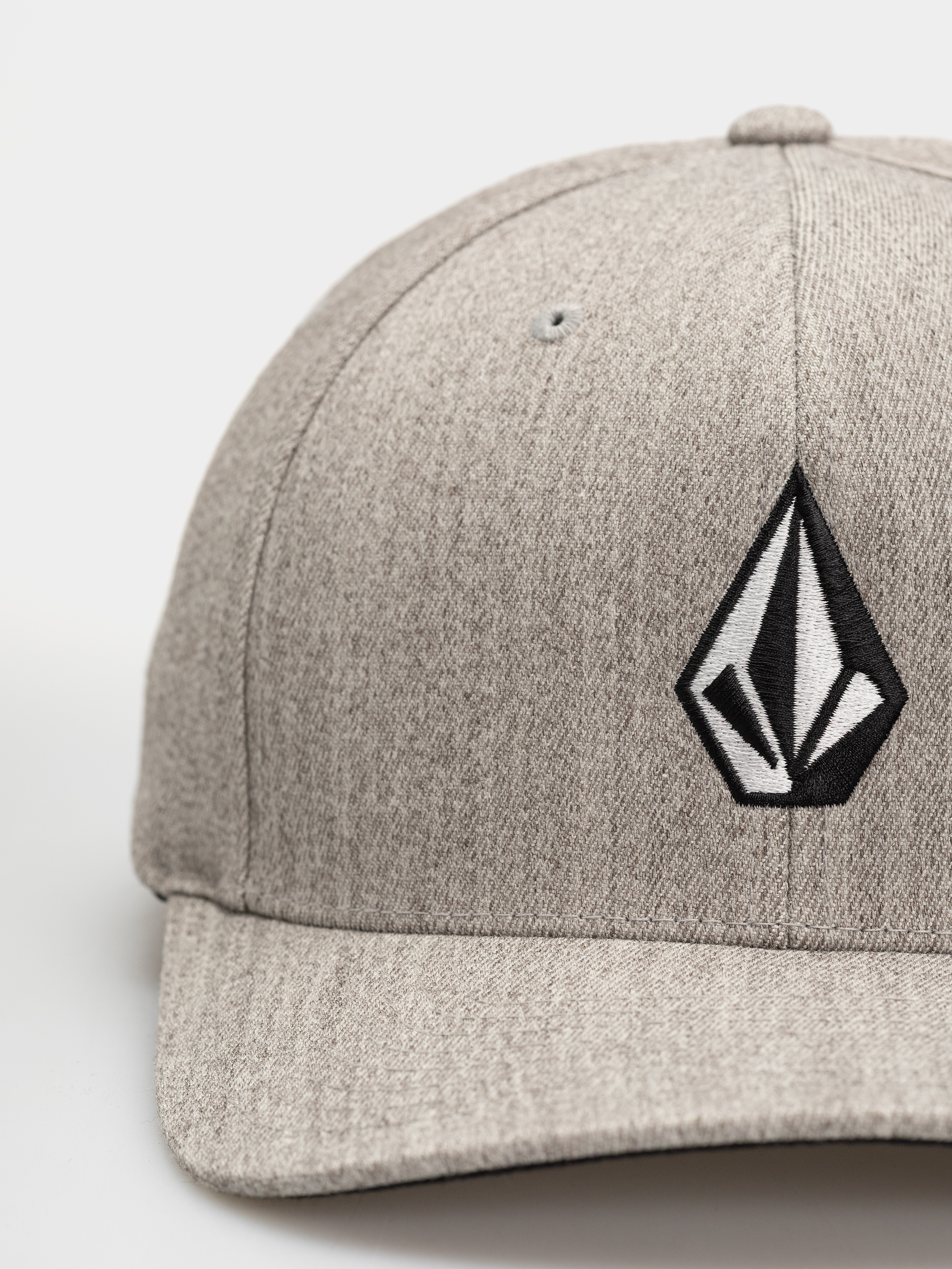 Volcom Full Stone Hthr Flexfit Cap (grey vintage)