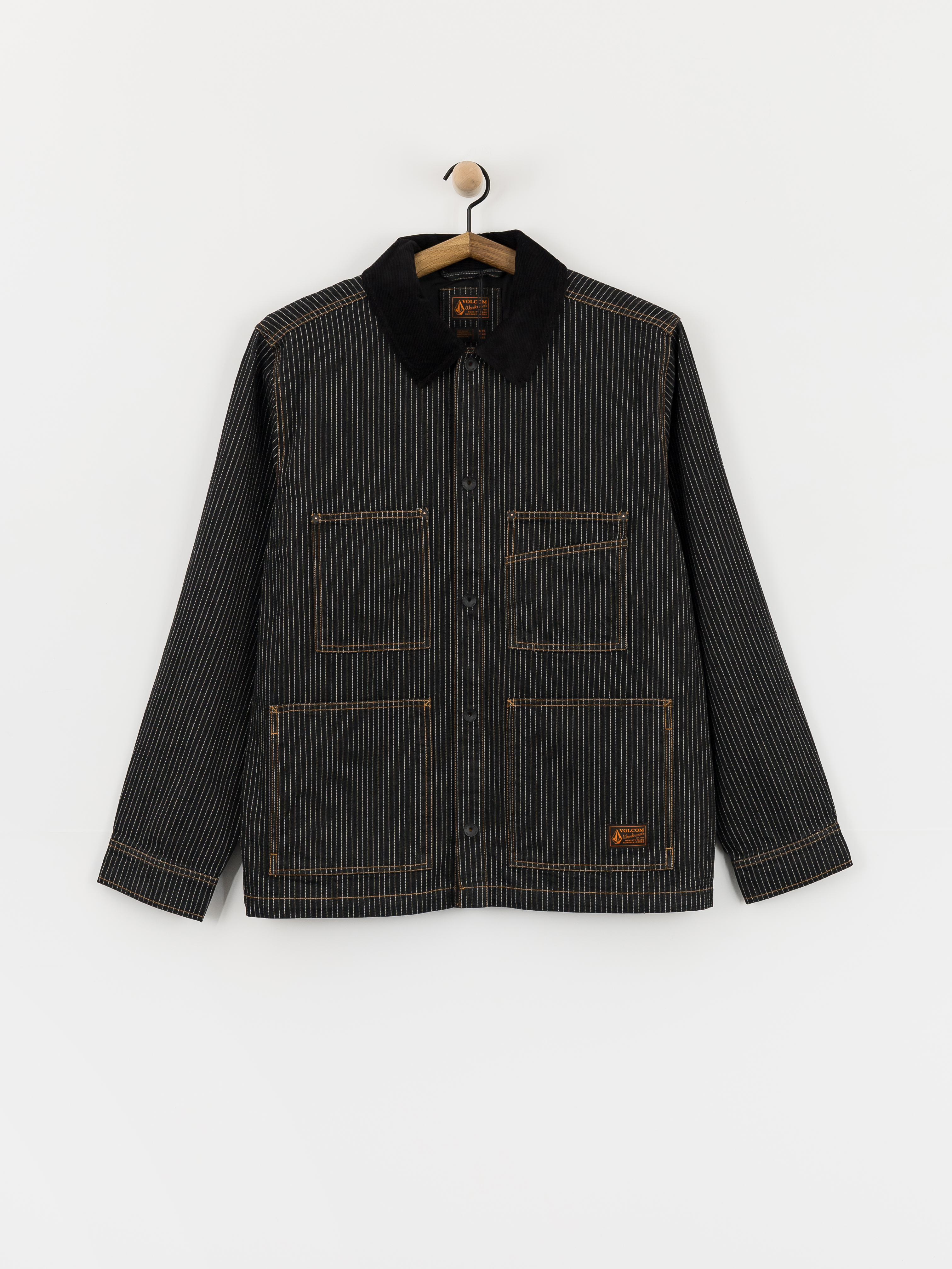 Volcom Work Dialed Jacke (black stripe)