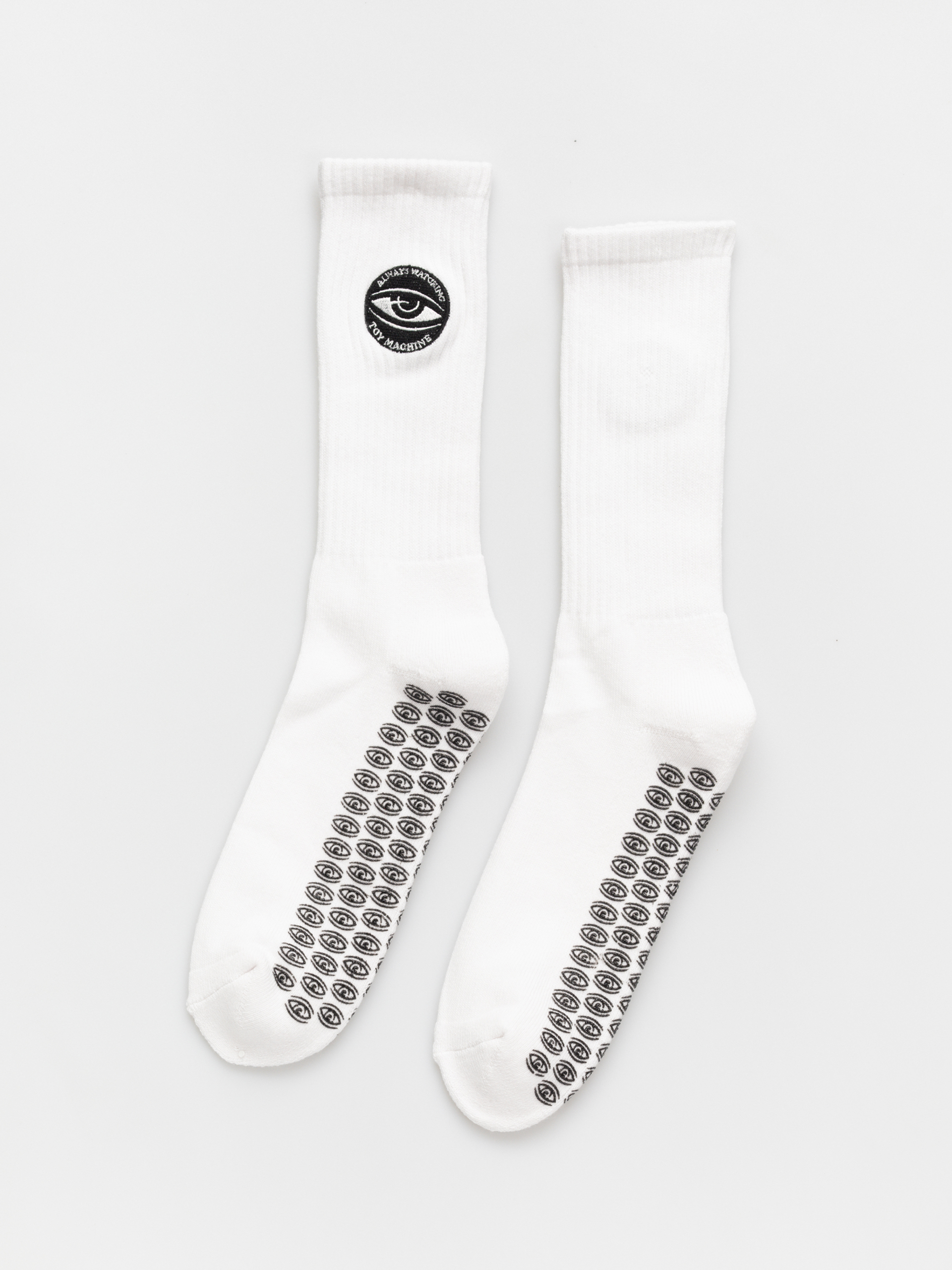 Toy Machine Always Watching Grip Socken (white)