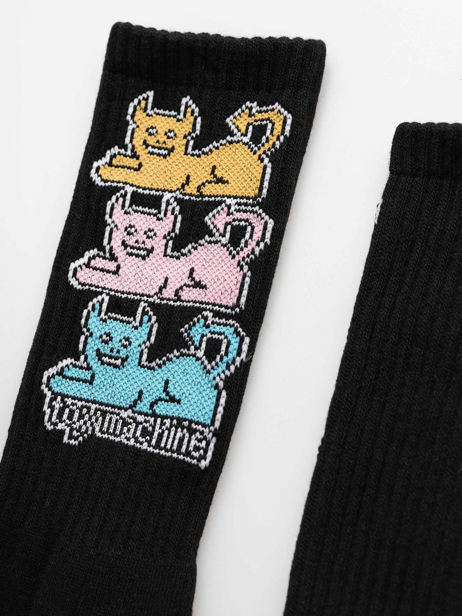 Toy Machine Triple Cat Socks (black)