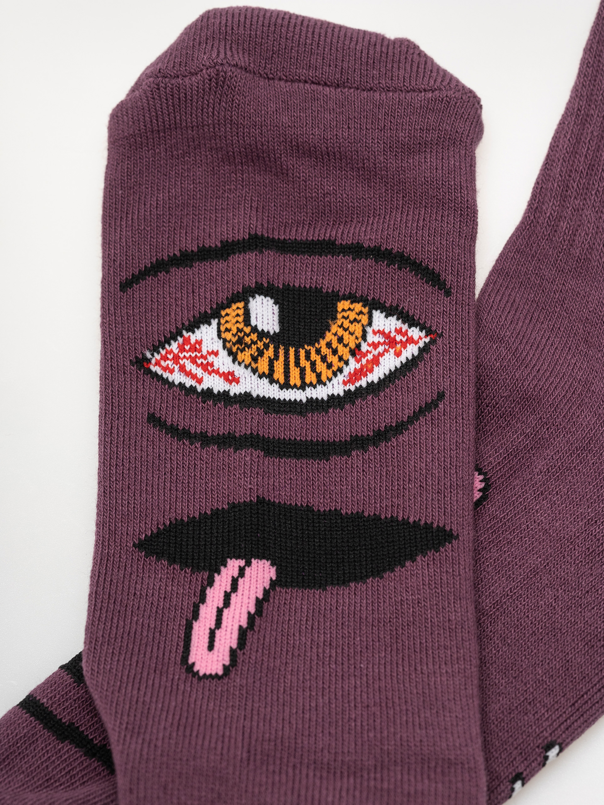 Toy Machine Bloodshoot Eye Socks (eggplant)