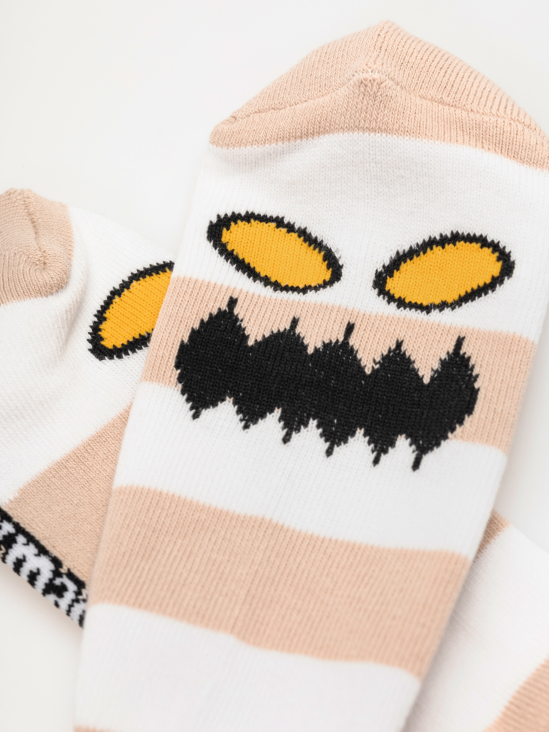 Toy Machine Monster Big Stripe Socks (tan)