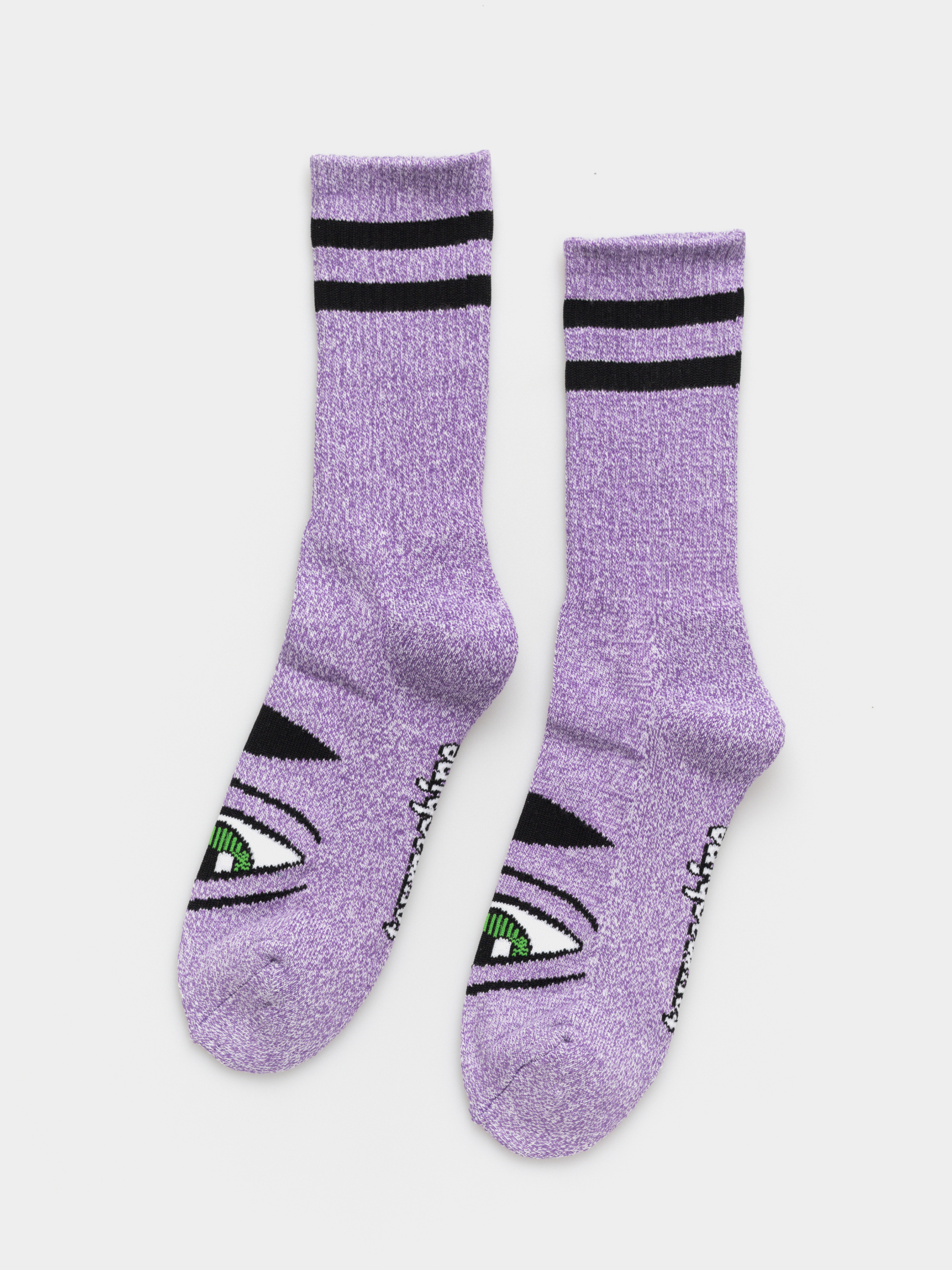Toy Machine Heather Sect Eye Socks (purple)