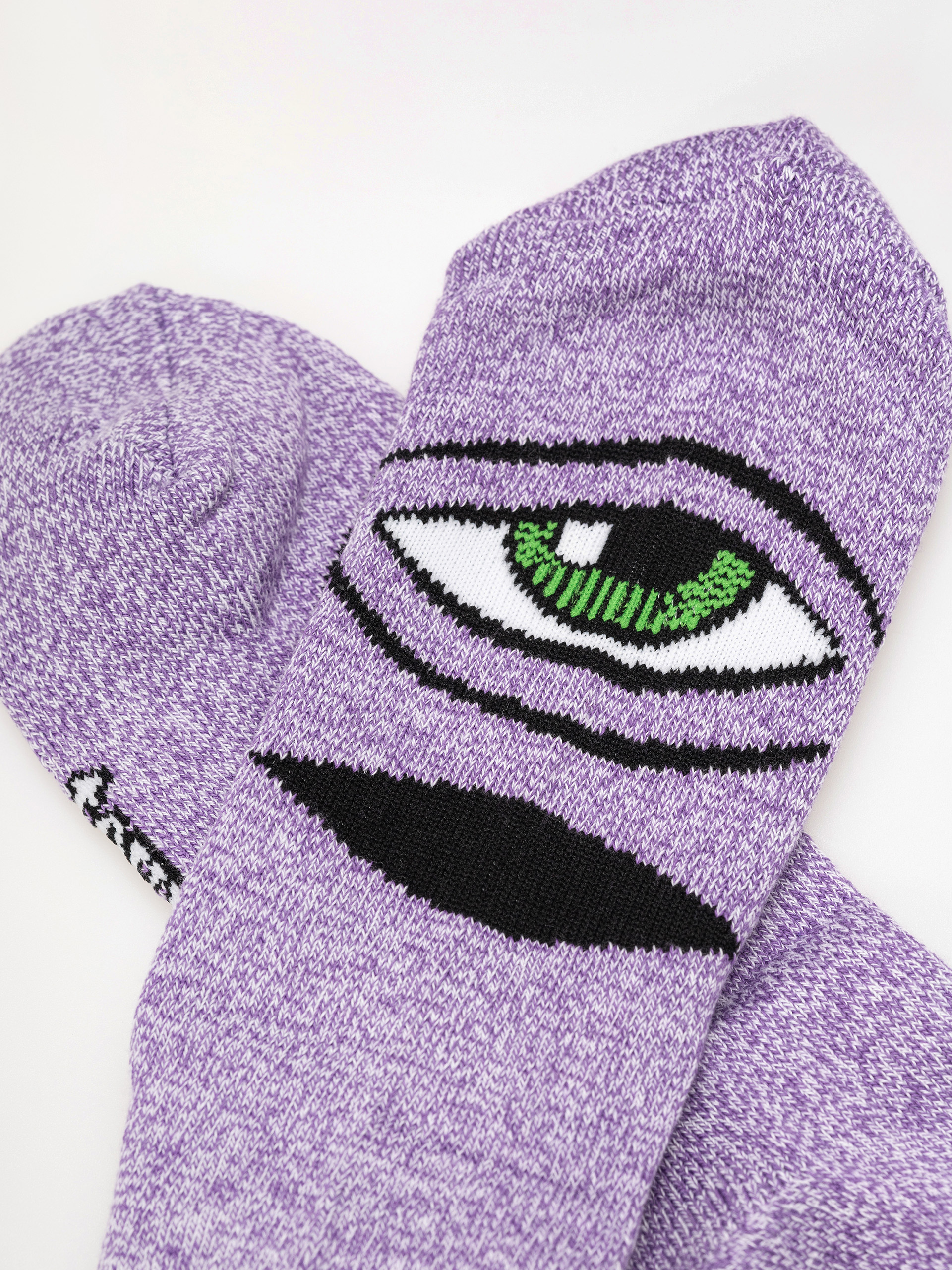 Toy Machine Heather Sect Eye Socks (purple)