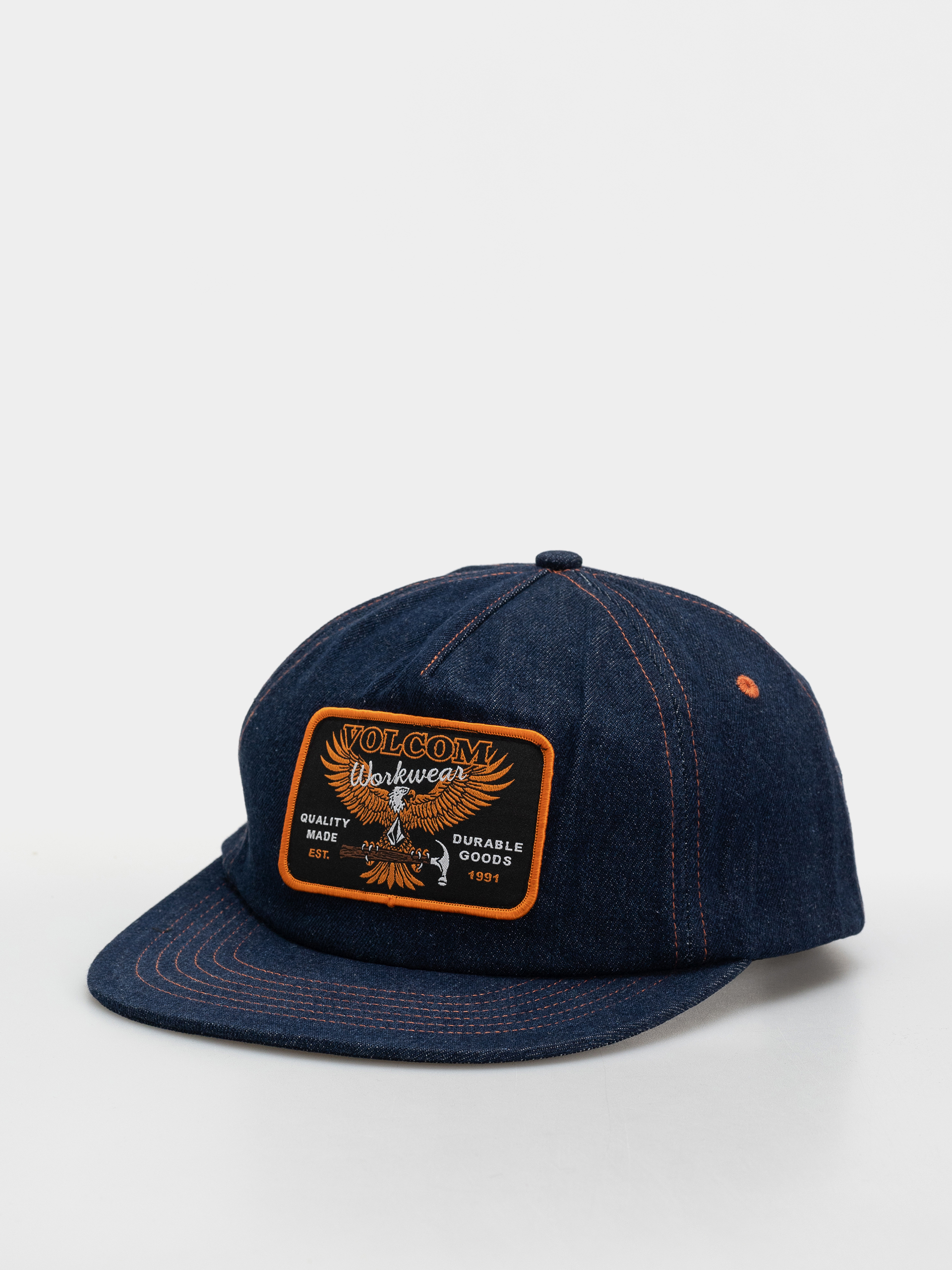 Volcom Hammered Workwear Cap (dust bowl indigo)
