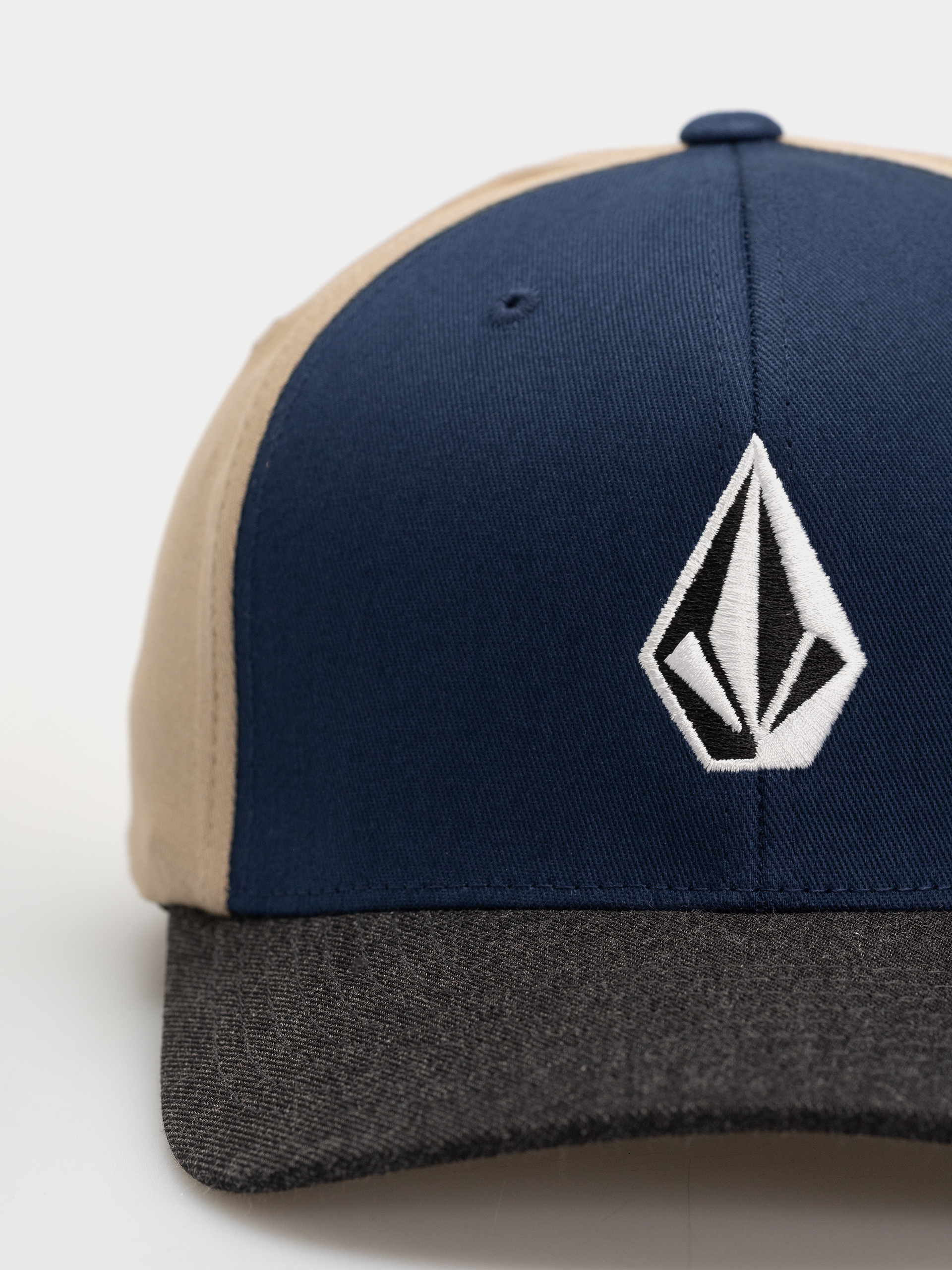 Volcom Full Stone Hthr Flexfit Cap (dust bowl indigo)