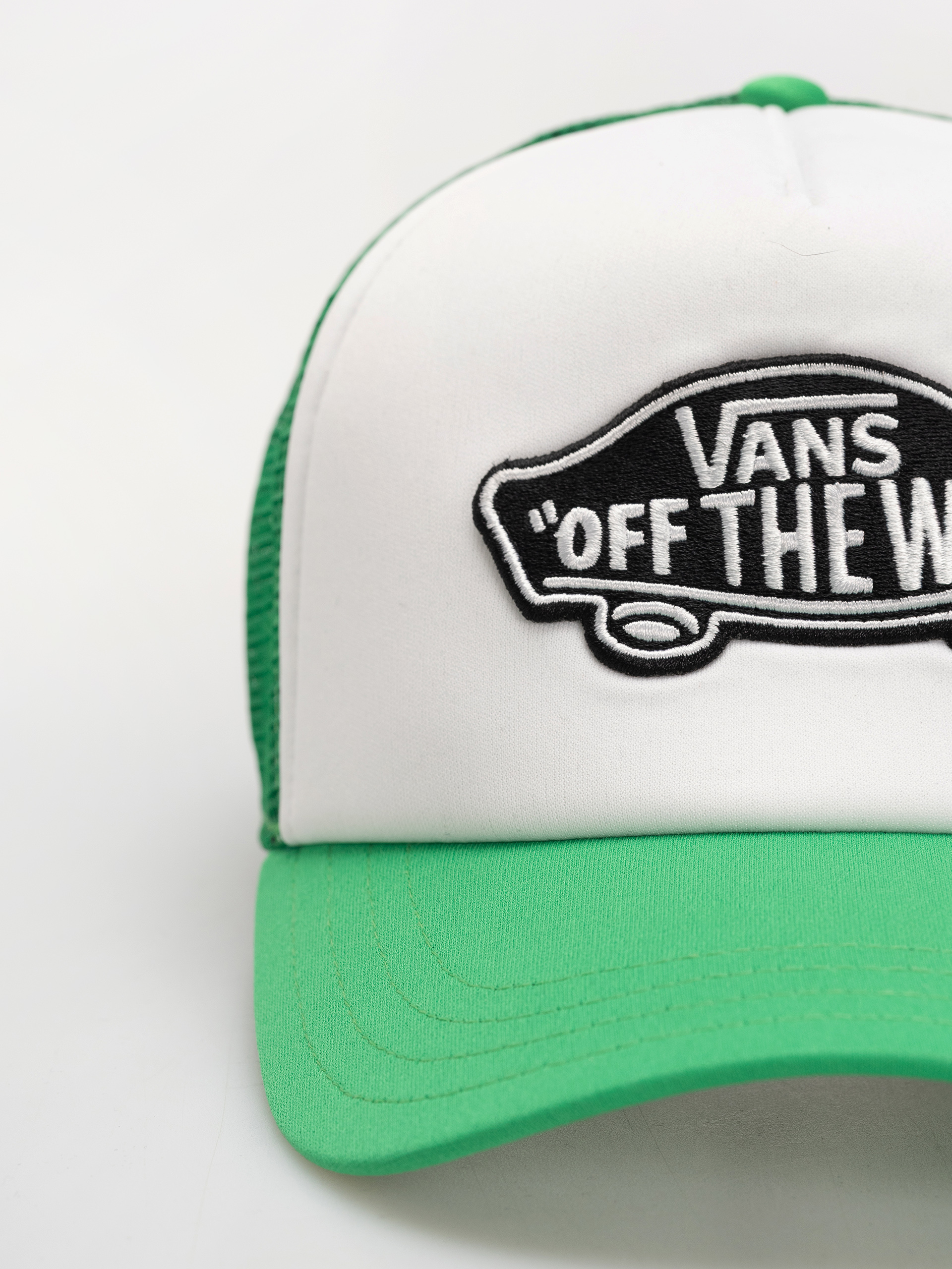 Vans Classic Patch Curved Bill Trucker Cap (vivid verdant)
