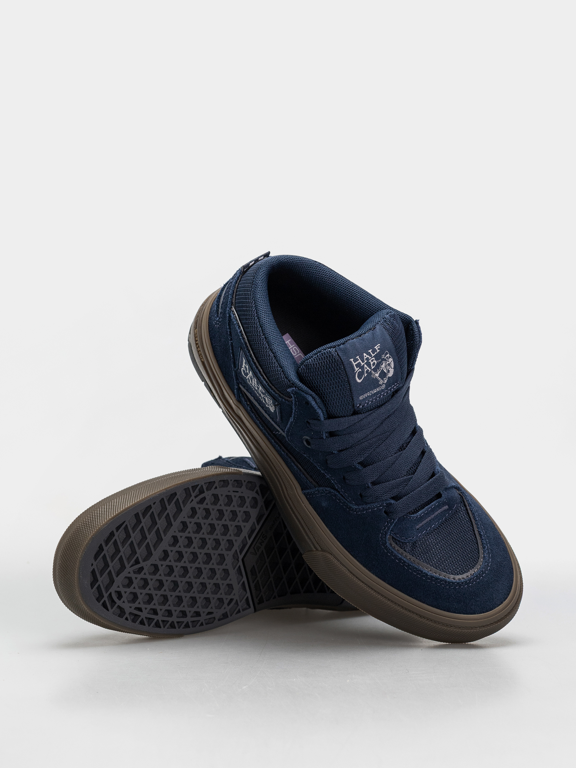 Vans Skate Half Cab Wafflecup Shoes (navy/dark gum)