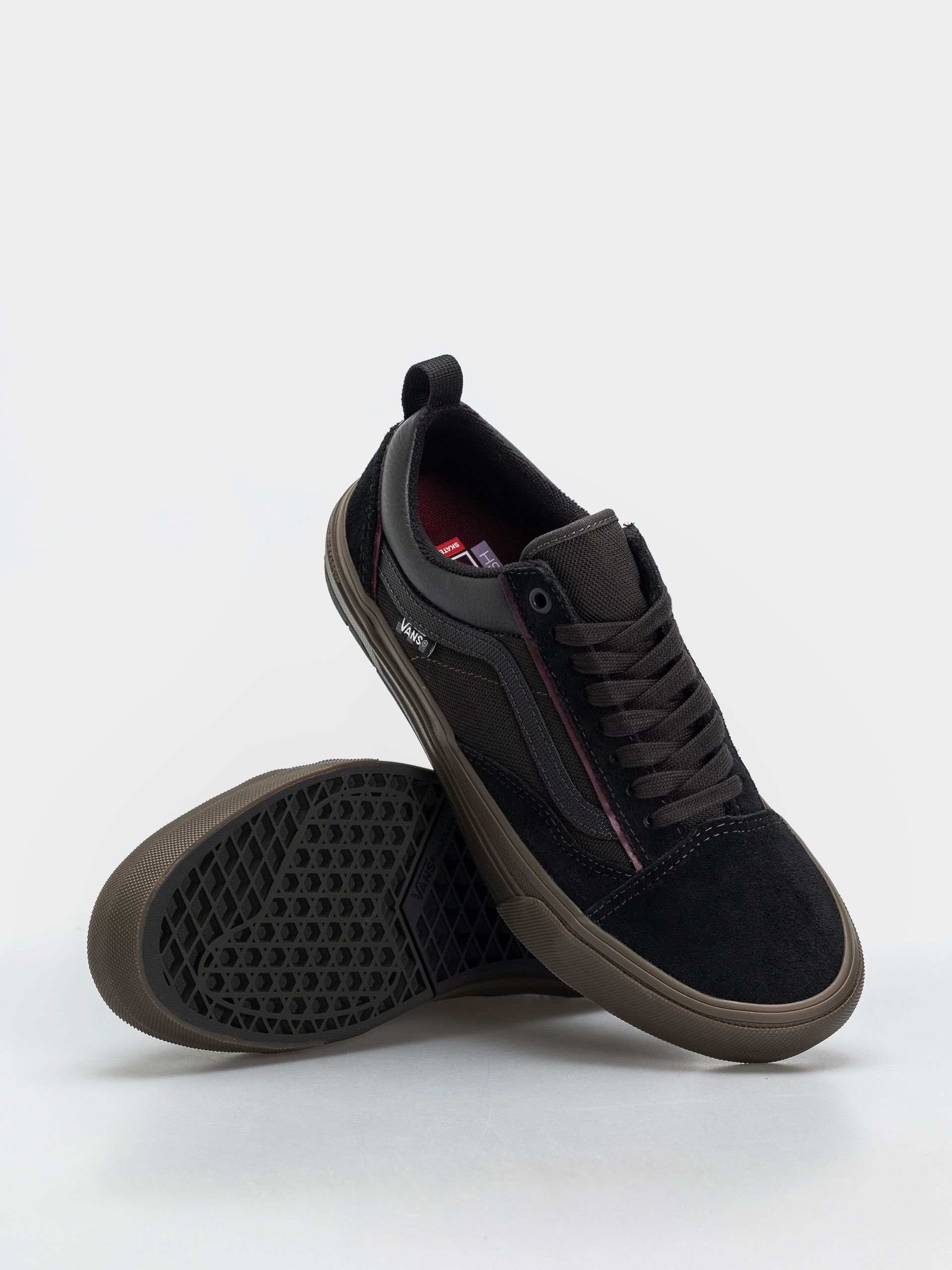 Vans Skate Old Skool Wafflecup Shoes (black/dark gum)