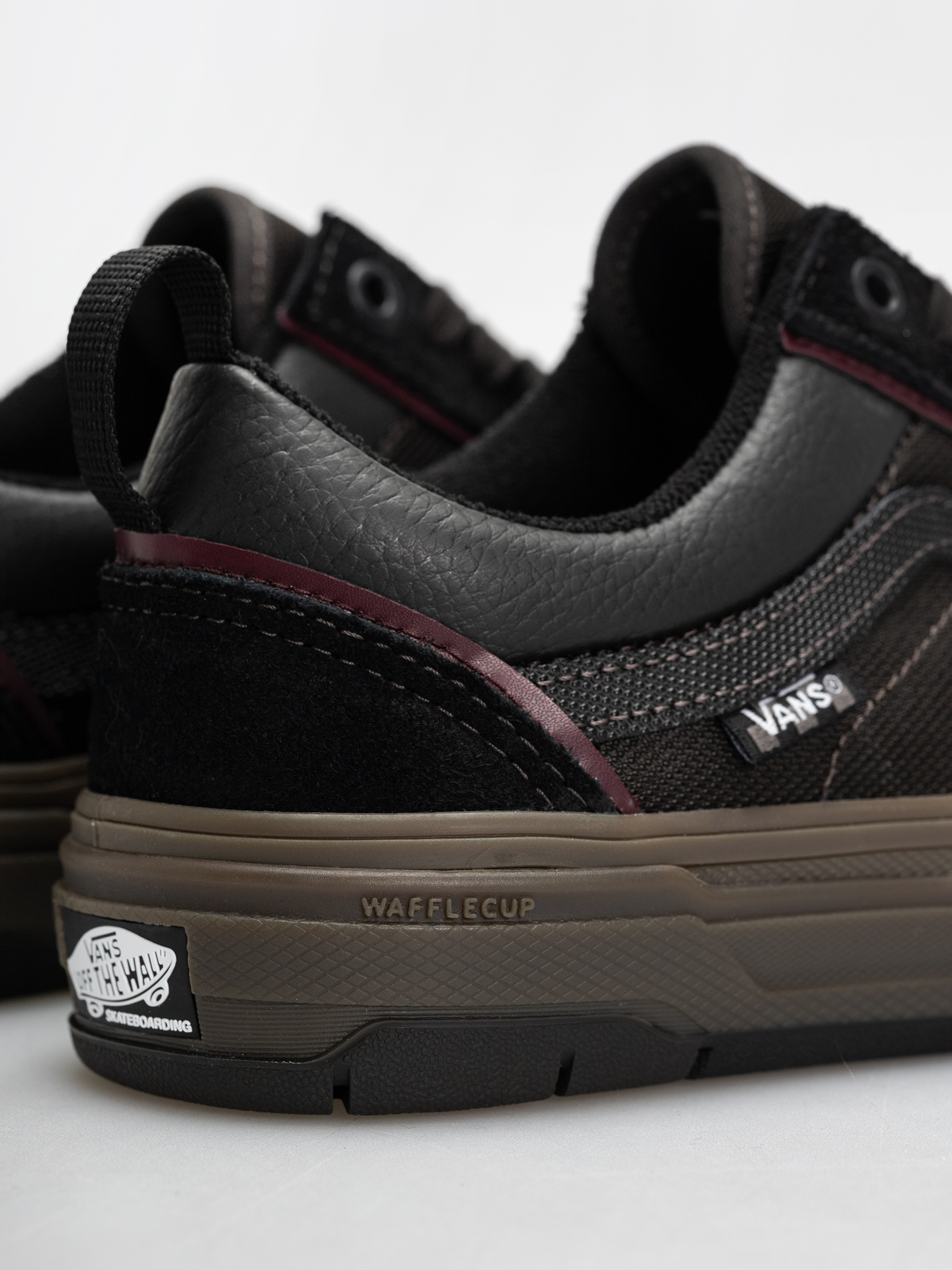 Vans Skate Old Skool Wafflecup Schuhe (black/dark gum)