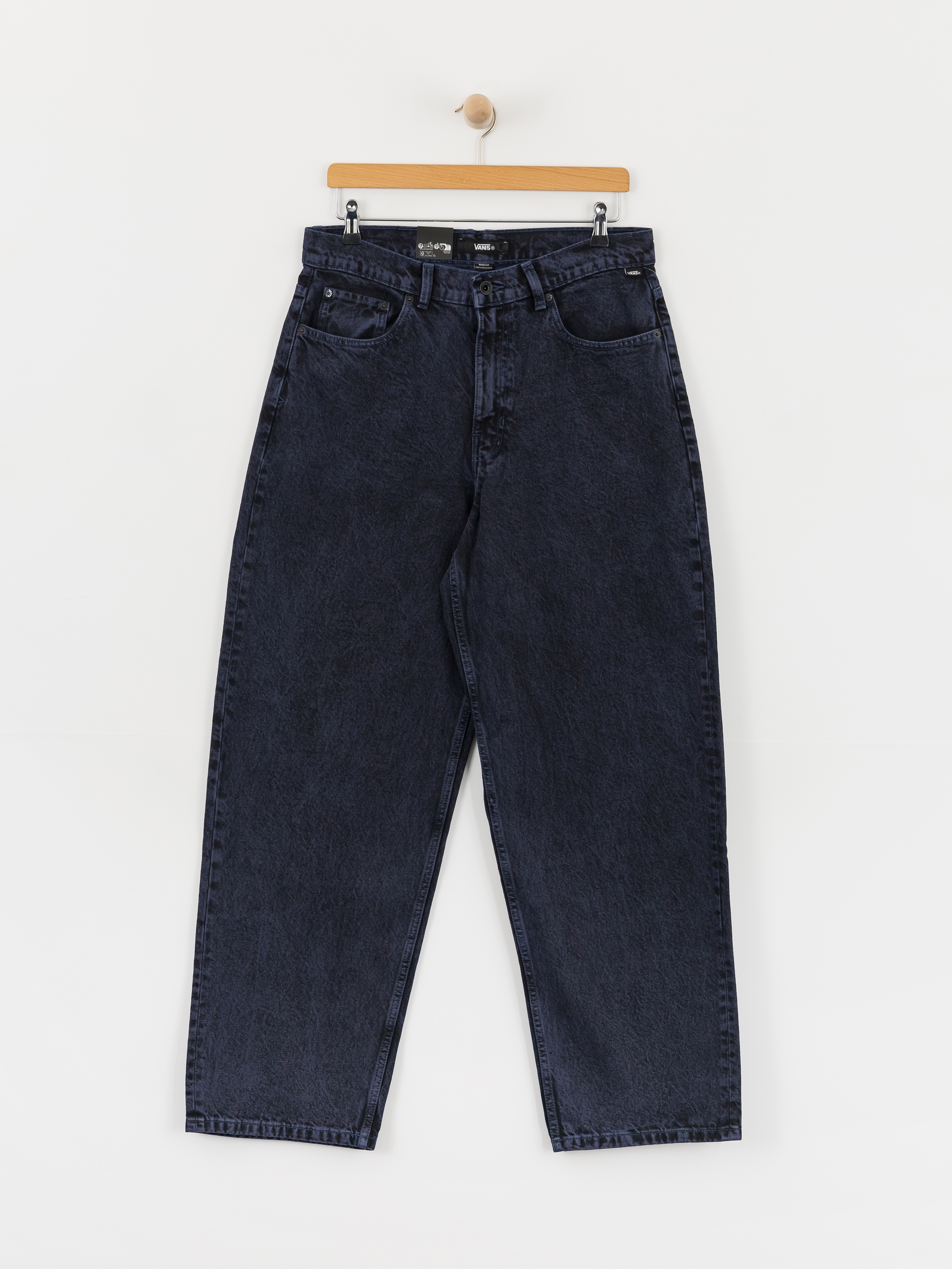 Vans Check 5 Baggy Acid Overdyed Denim Pants (deep indigo)