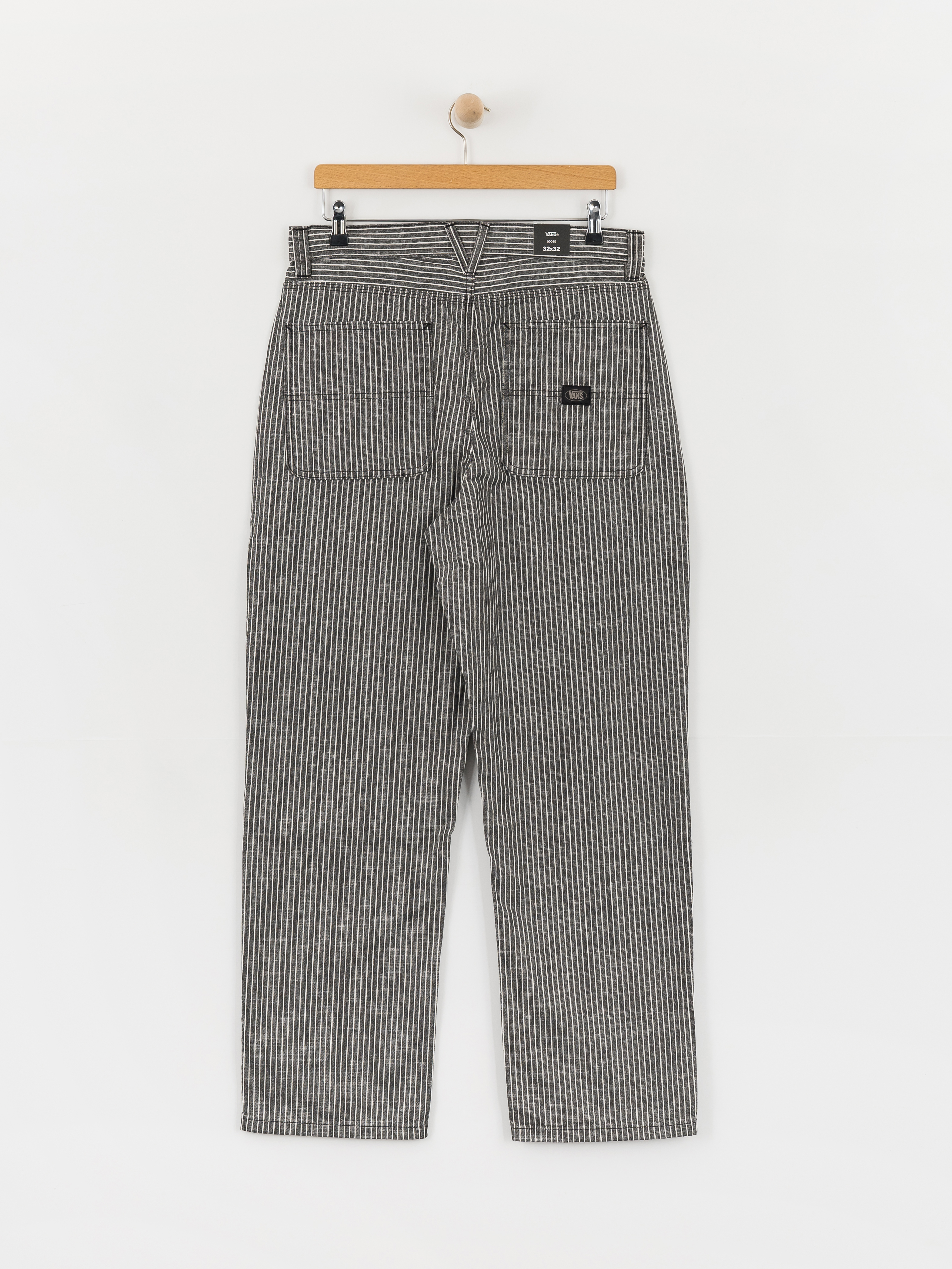 Vans Chore Loose Stripe Denim Pants (black/white)